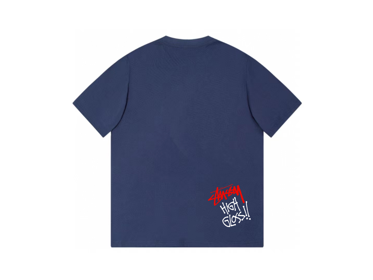 特別価格アイテム レディース ステューシーtシャツ偽物 純綿 トップス 半袖 プリント シンプル 高品質 ブルー_2