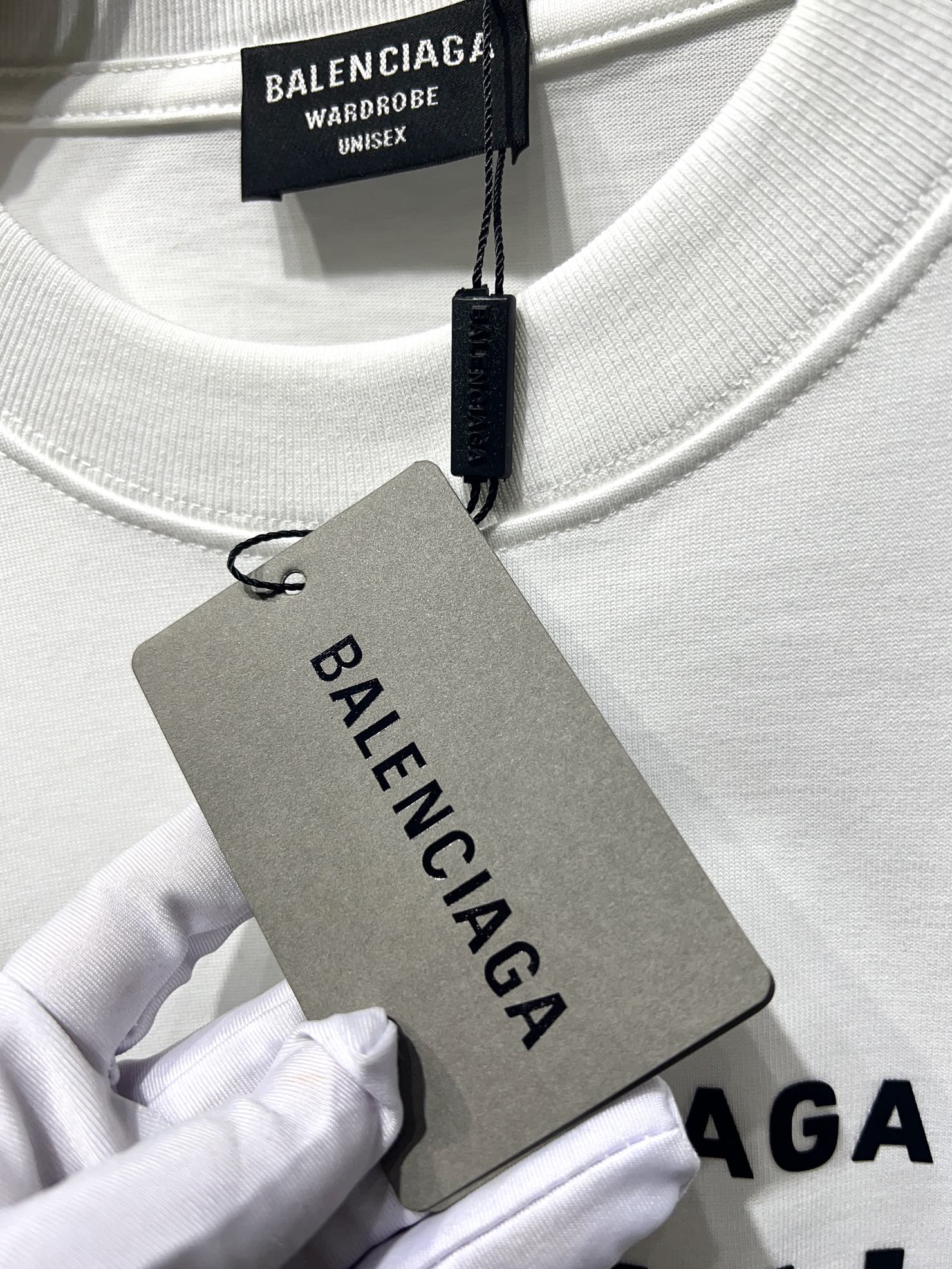 一番安い バレンシアガtシャツ 値段コピー 純綿 トップス 半袖 Balenciaga*EREWHONコラボ ファッション ホワイト_6