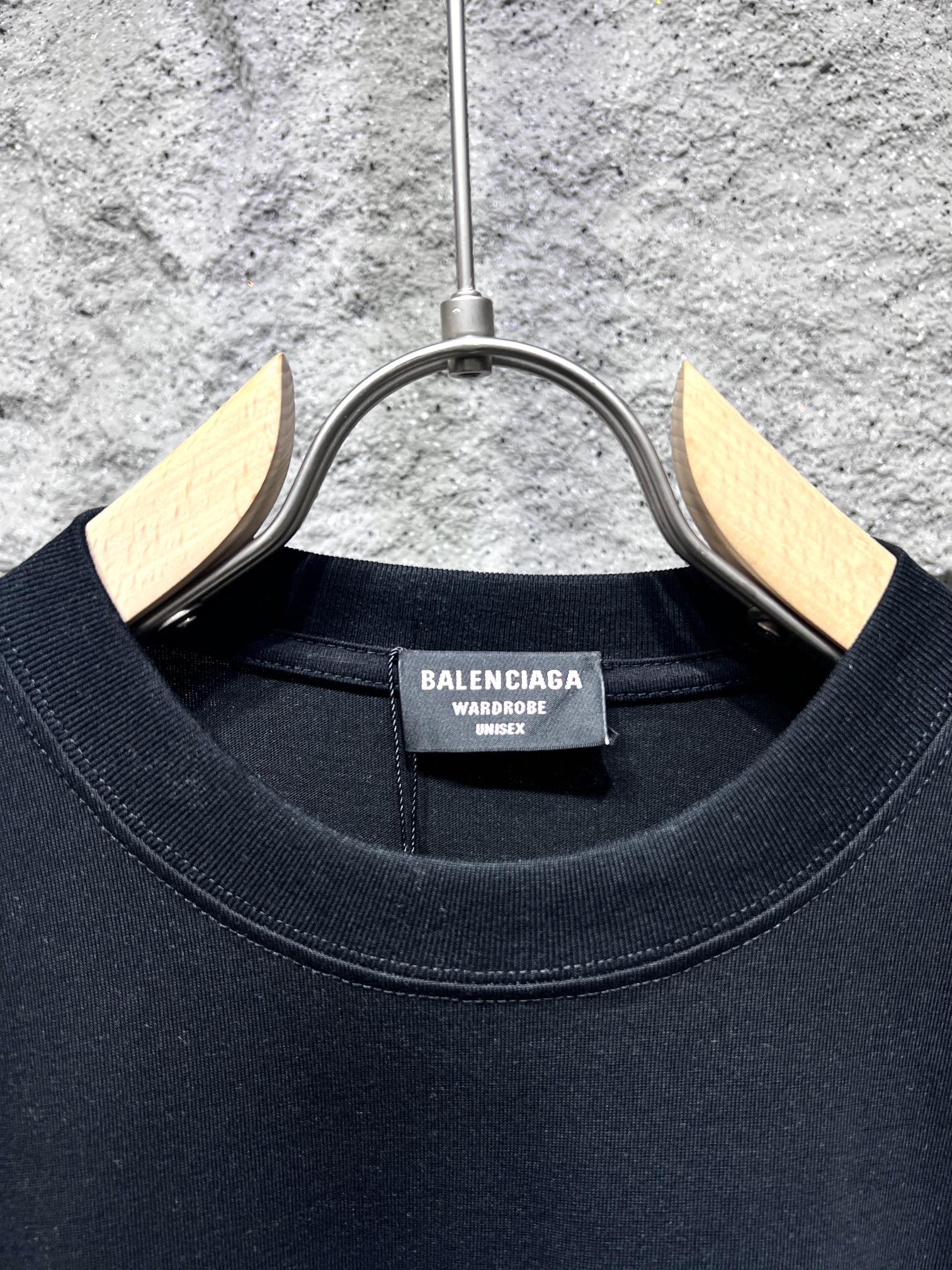 一番安い バレンシアガtシャツ メンズスーパーコピー 純綿 トップス 半袖 Balenciaga*EREWHONコラボ ファッション ブラック_2