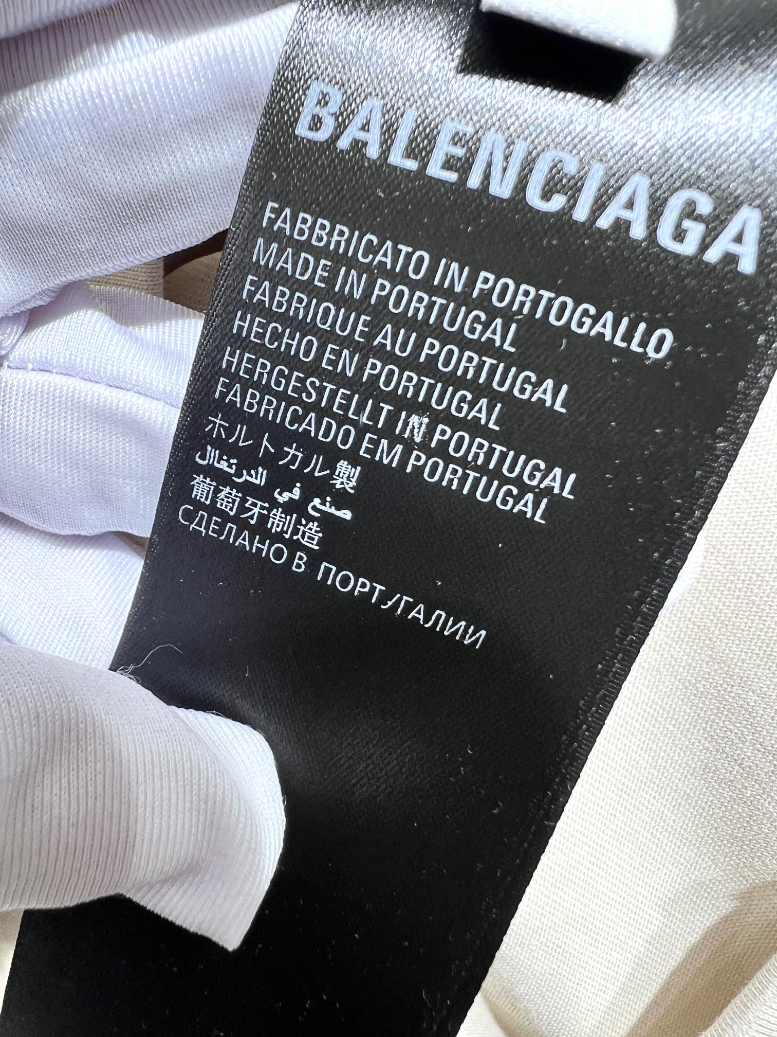 バレンシアガ オーバーサイズtシャツ激安通販 CDプリント トップス 短袖 夏服 カップル 純綿 男女兼用 ホワイト_8
