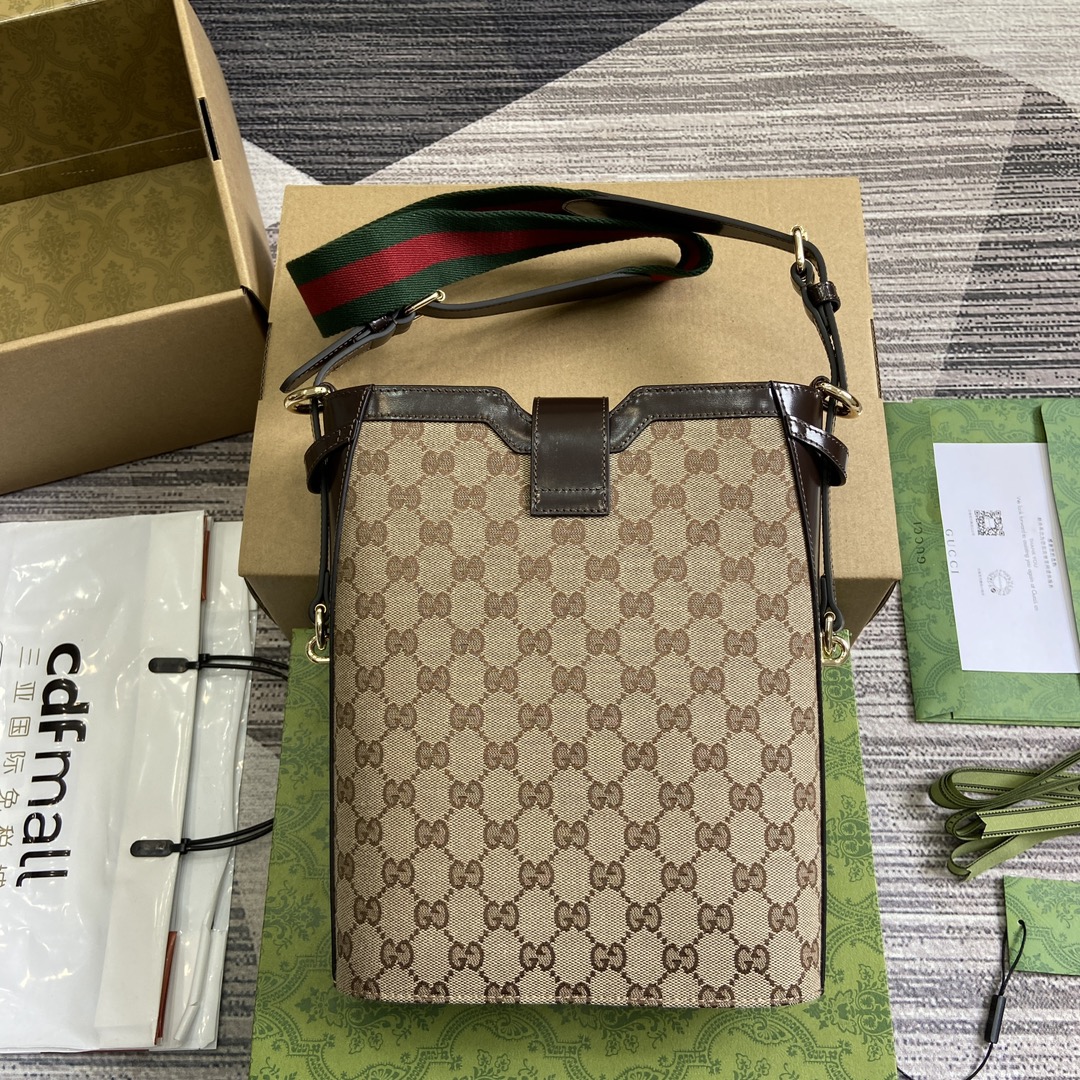 大人気でお買い得な gucci ポシェットスーパーコピー 牛革 型番782911 肩掛けバッグ トート 格子模様 レディース ブラウン_2