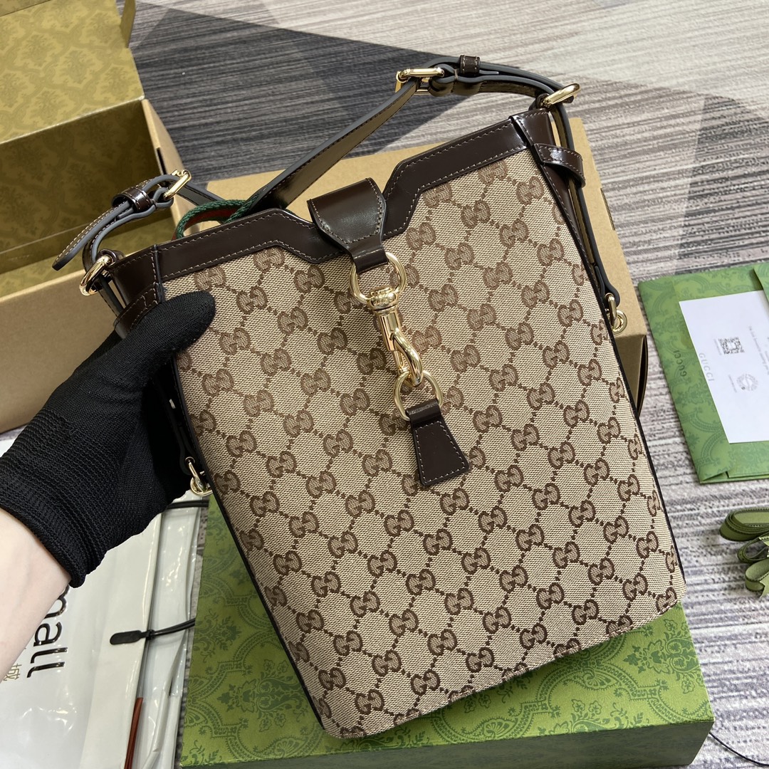 大人気でお買い得な gucci ポシェットスーパーコピー 牛革 型番782911 肩掛けバッグ トート 格子模様 レディース ブラウン_4