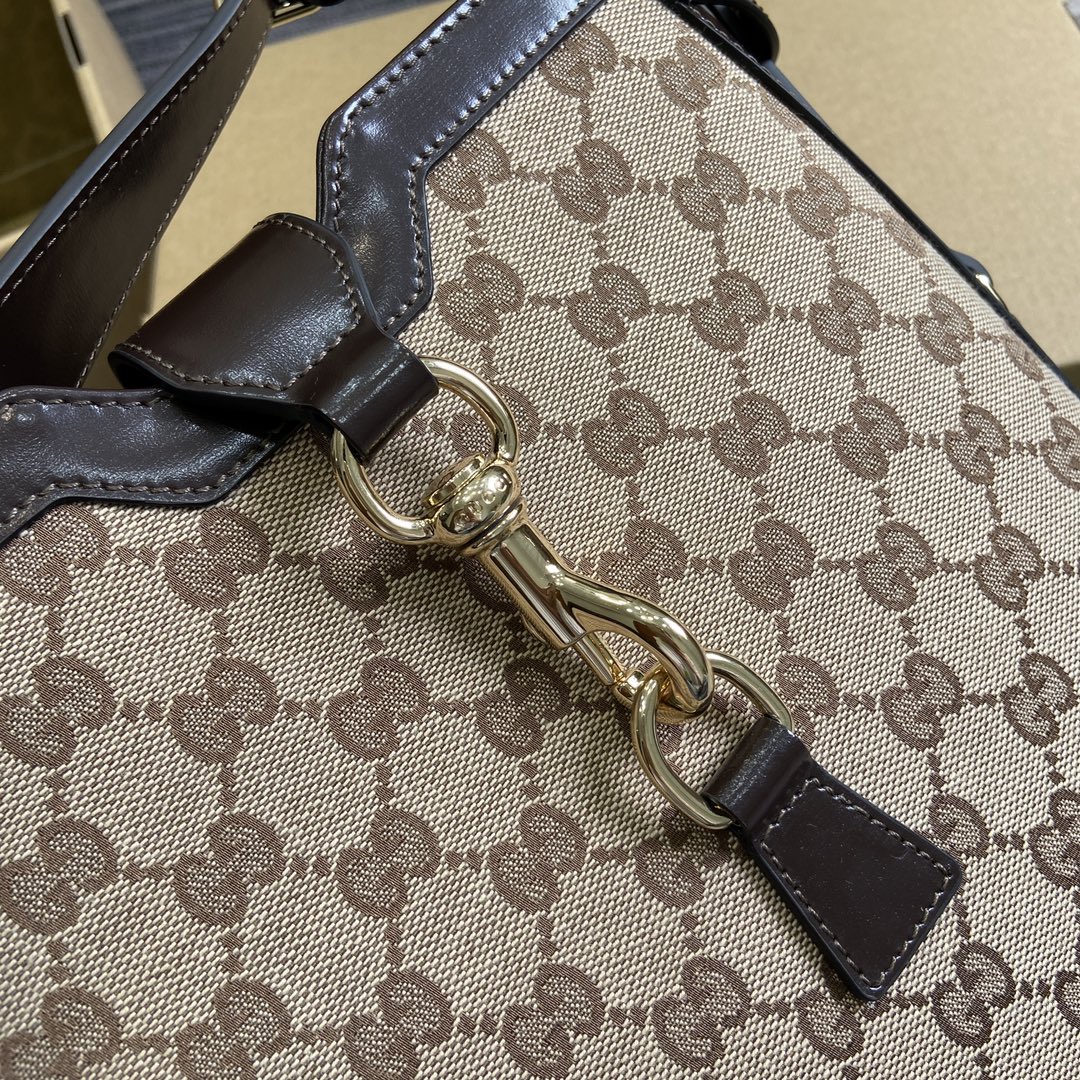 大人気でお買い得な gucci ポシェットスーパーコピー 牛革 型番782911 肩掛けバッグ トート 格子模様 レディース ブラウン_5