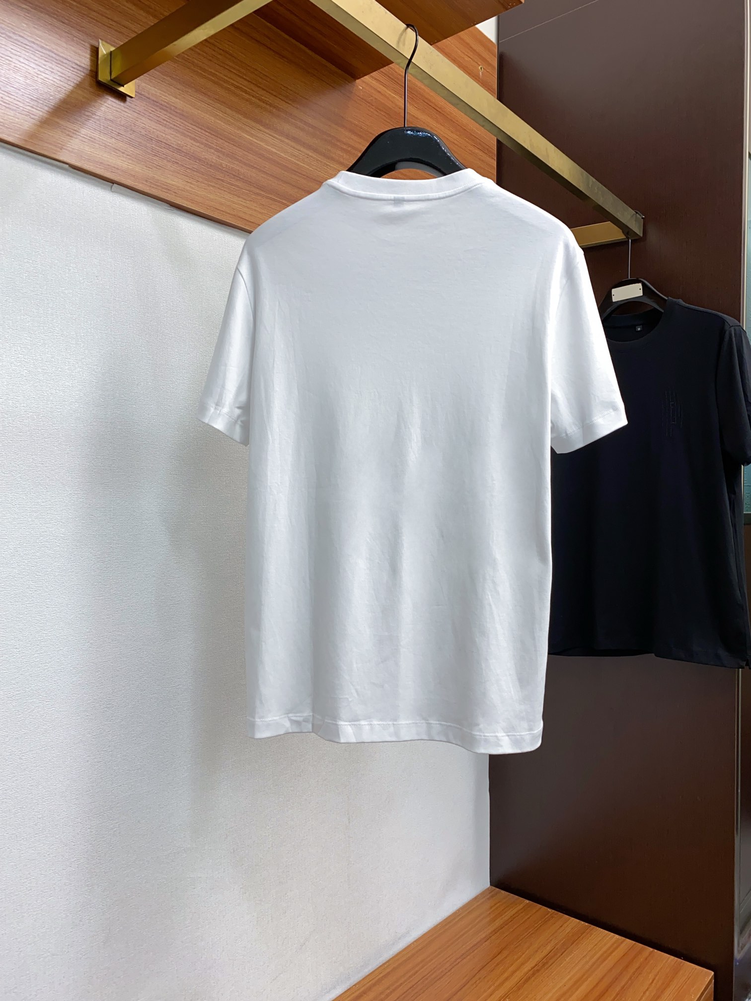 fendi ワイシャツスーパーコピー トップス 綿100% プリント 短袖 ゆったり シンプル 柔らかい メンズ ホワイト_7