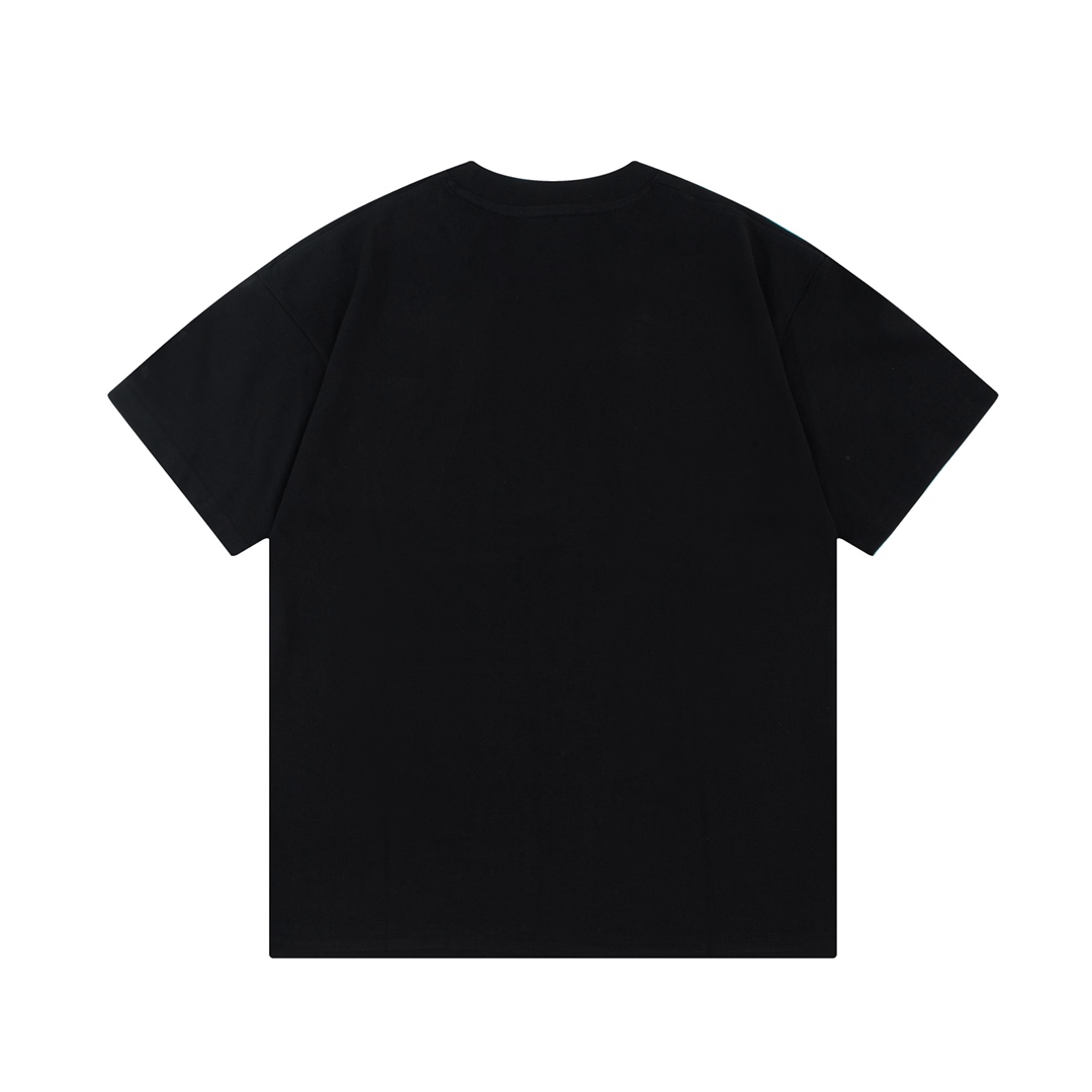 fendi 半袖コピー トップス 綿100% カードローンプリント 短袖 Tシャツ ロゴ 個性的 男女兼用 ブラック_10