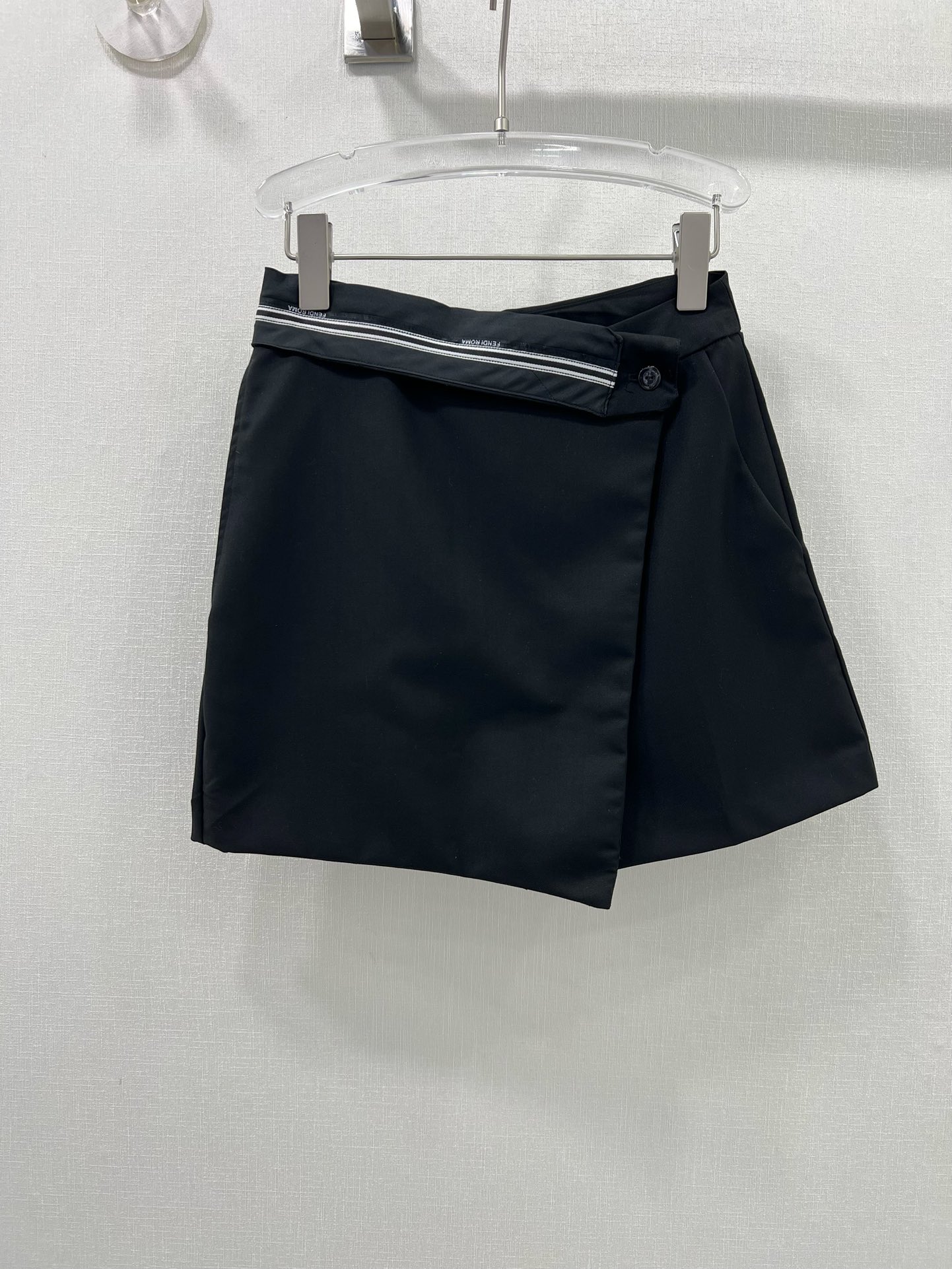 フェンディ ニット スカートＮ級品 綿 ショットパンツ スカンツ スカートパンツ パンツの形 ブラック_1