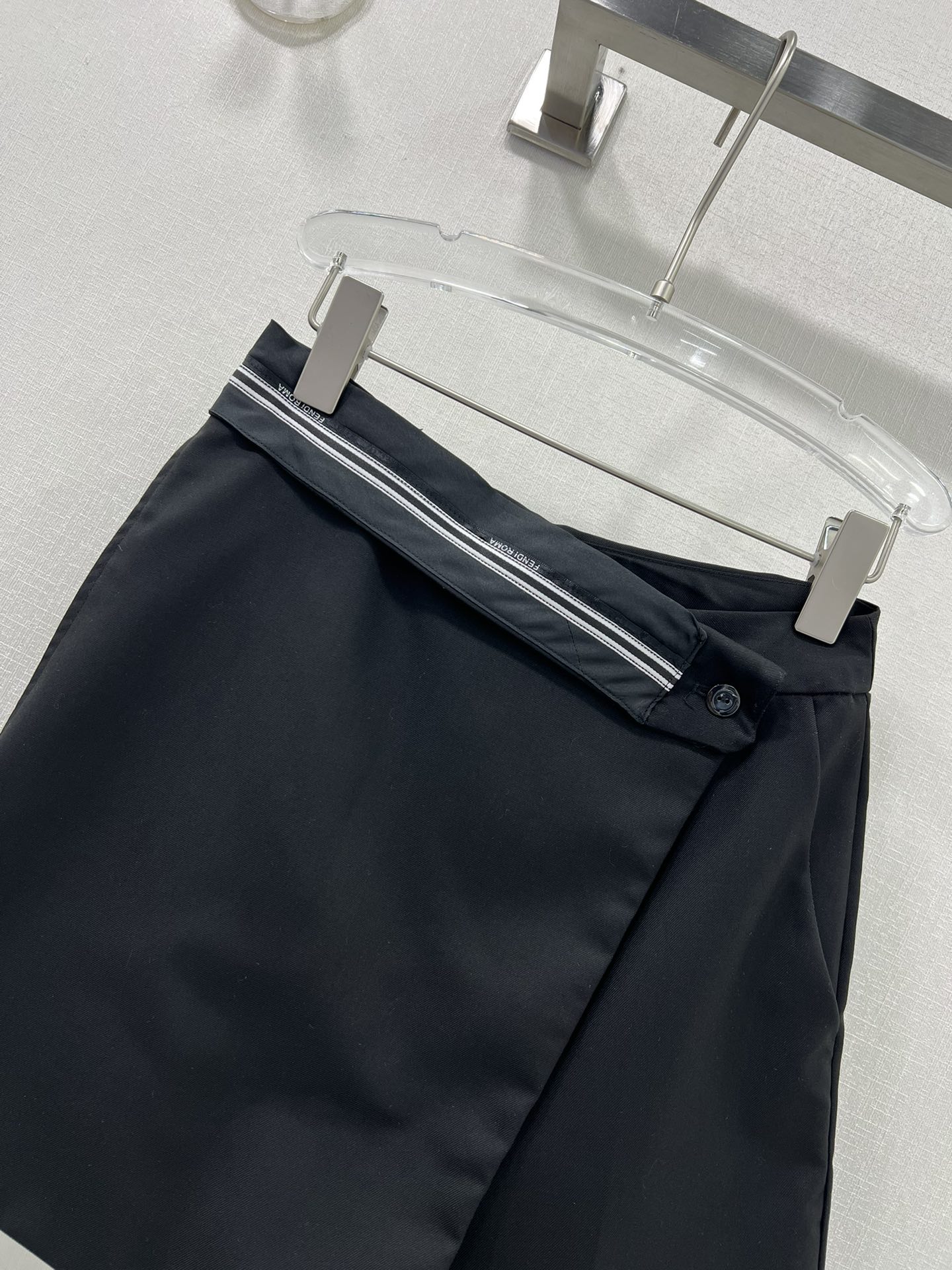 フェンディ ニット スカートＮ級品 綿 ショットパンツ スカンツ スカートパンツ パンツの形 ブラック_3