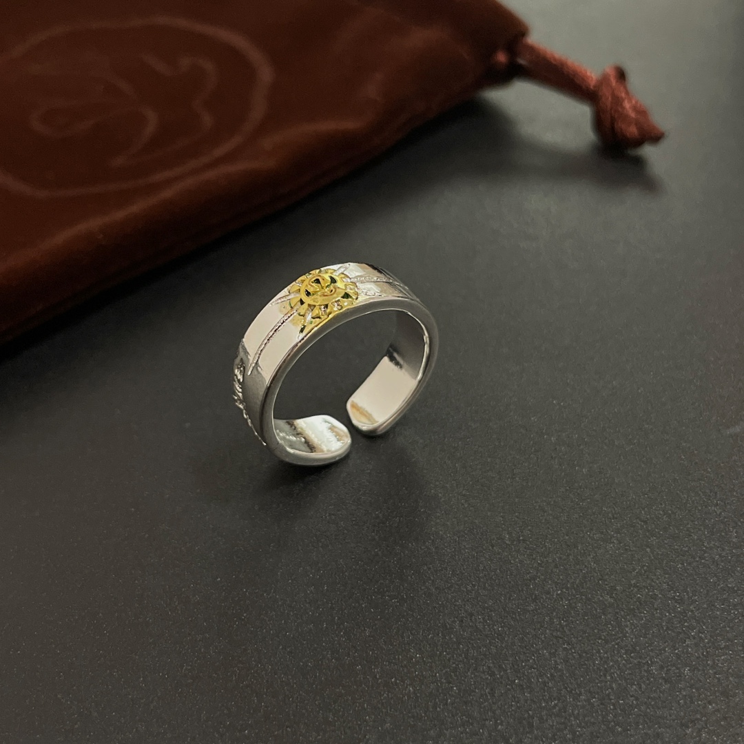 海外セレブが愛用する goro's 指輪コピー リング 手作り パンクロッカー 高級品 カップル シルバー_5