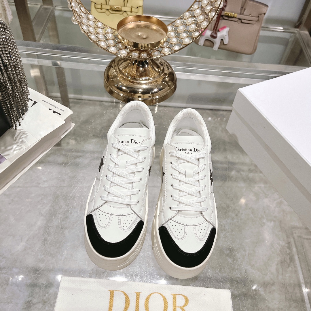 dior レディース スニーカー偽物 ランニング 軽量 爆買いできる品質保証 運動 厚い底 レディース ホワイト_2