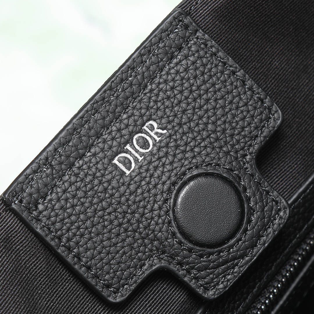 dior バック偽物 型番1ADSH175YMJ_H00N 牛革 シンプル ロゴプリント 持ちバッグ 斜め掛け 通勤 イタリア ブラック_8