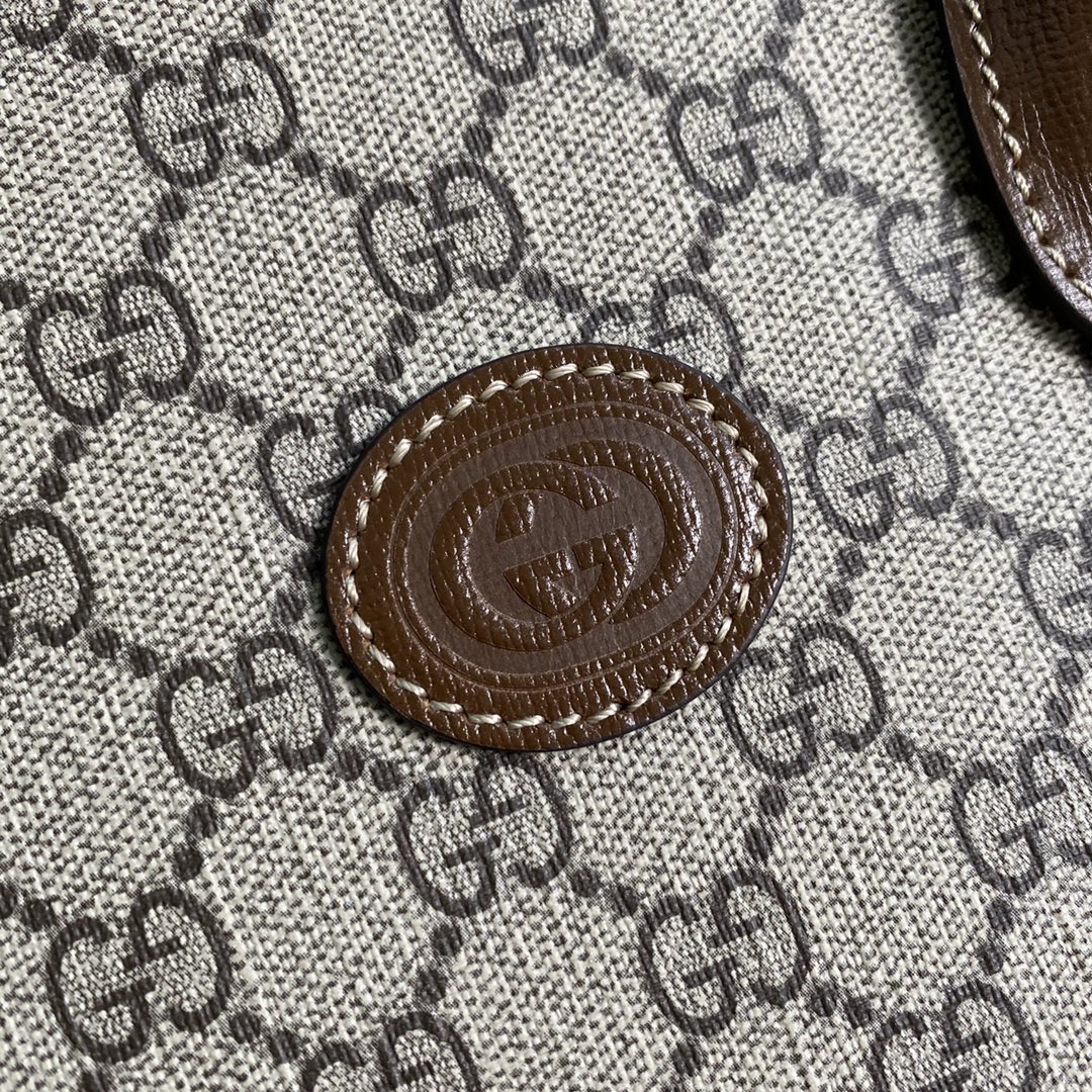 お手頃価格で gucci バッグ メンズ偽物 コード659983 小さいサイズのトートバッグ 花柄 手持ち 斜め掛け ブラウン_5