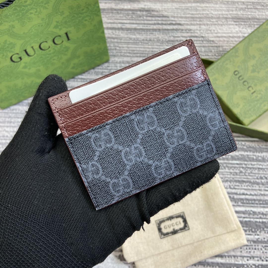 gucci コイン ケーススーパーコピー コード768248 存在感がある 薄型 軽量 カードケース 青い花柄 レッド_2