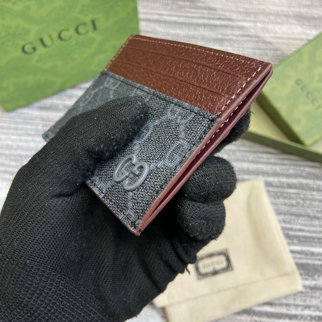 gucci コイン ケーススーパーコピー コード768248 存在感がある 薄型 軽量 カードケース 青い花柄 レッド_5