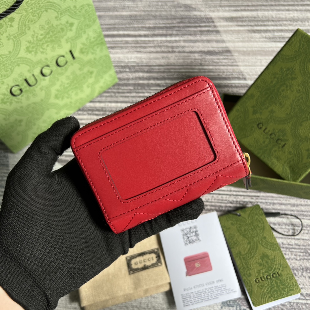 gucci 財布 さくらんぼコピー コード671772 小銭入れ サイフ コンパクト ミニバッグ 財布 レッド_2