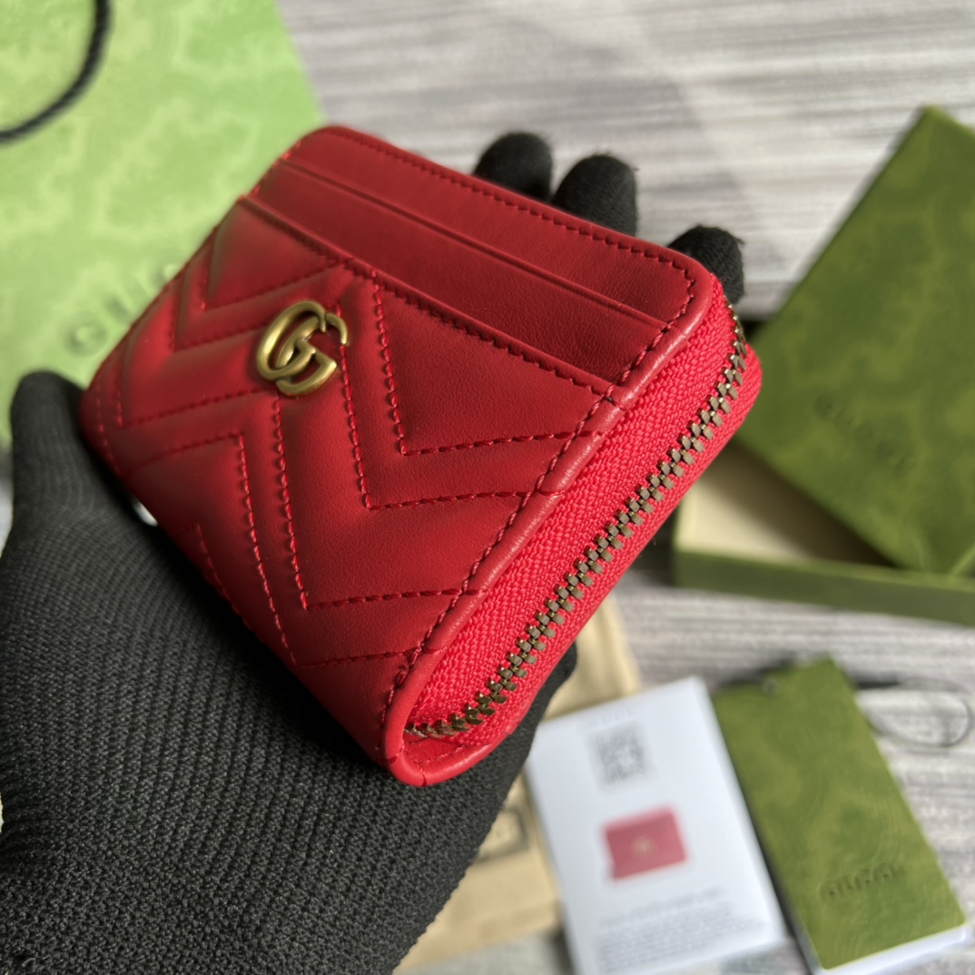 gucci 財布 さくらんぼコピー コード671772 小銭入れ サイフ コンパクト ミニバッグ 財布 レッド_5