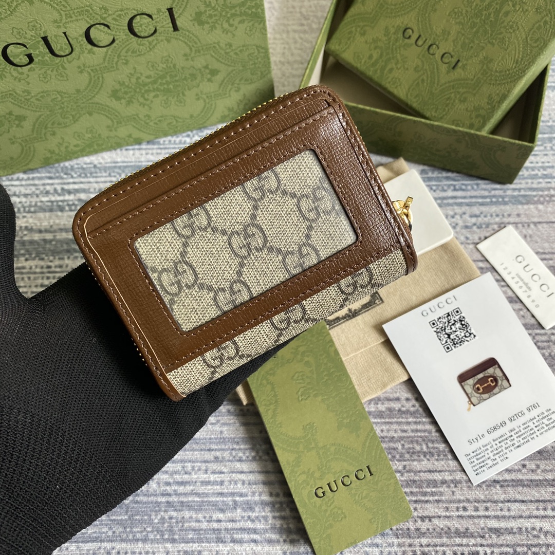 gucci 財布激安通販 コード658549 牛革 レザー 小銭入れ 財布 おしゃれ 花柄 ブラウン_2