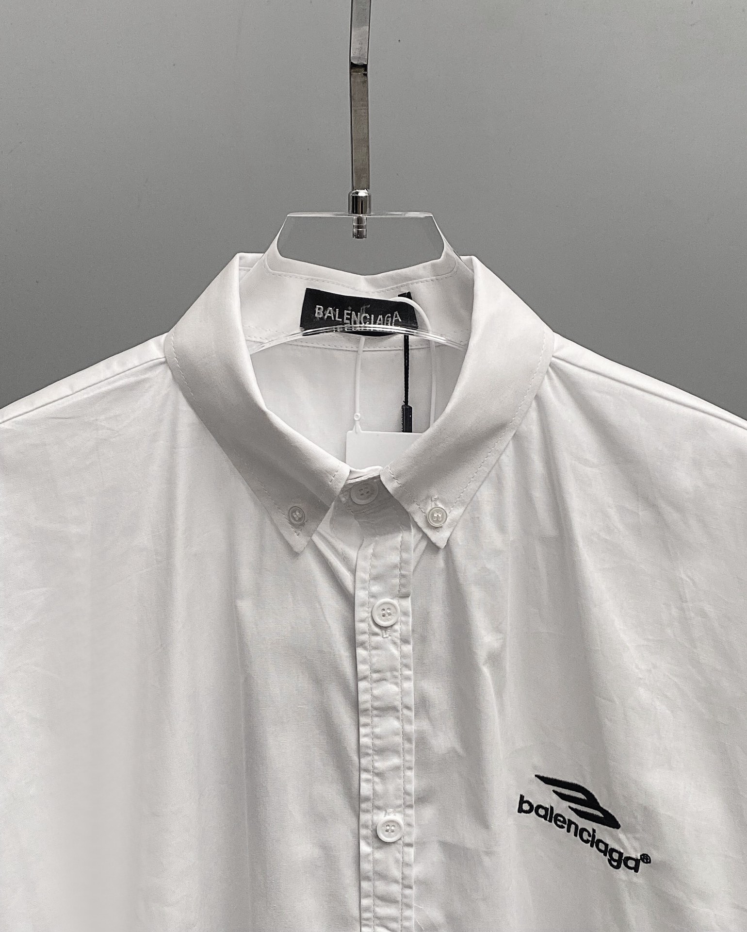 バレンシアガtシャツ 値段偽物 シャツ トップス カジュアル 柔らかい 半袖 ゆったり 男女兼用 ホワイト_3