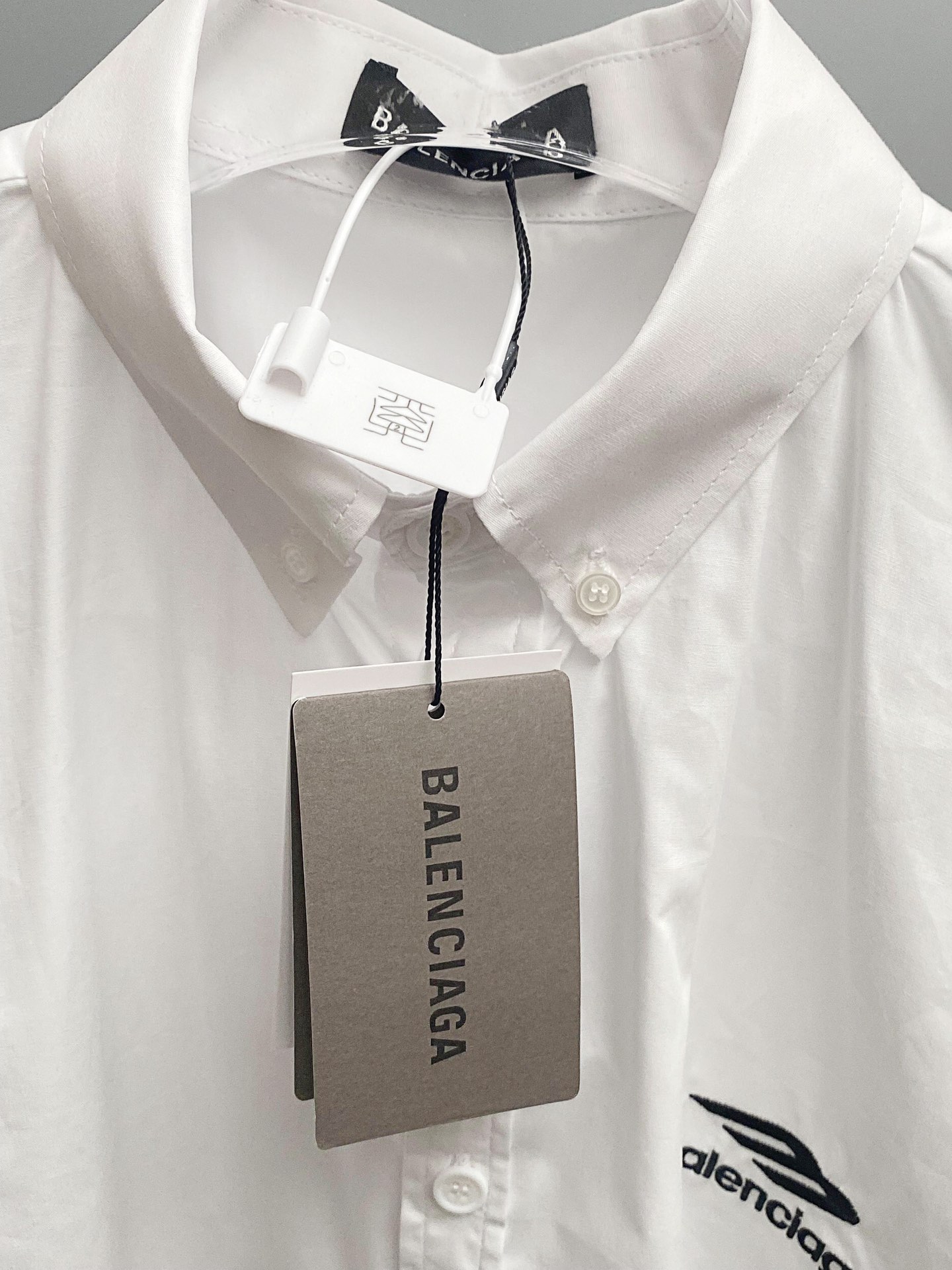 バレンシアガtシャツ 値段偽物 シャツ トップス カジュアル 柔らかい 半袖 ゆったり 男女兼用 ホワイト_7