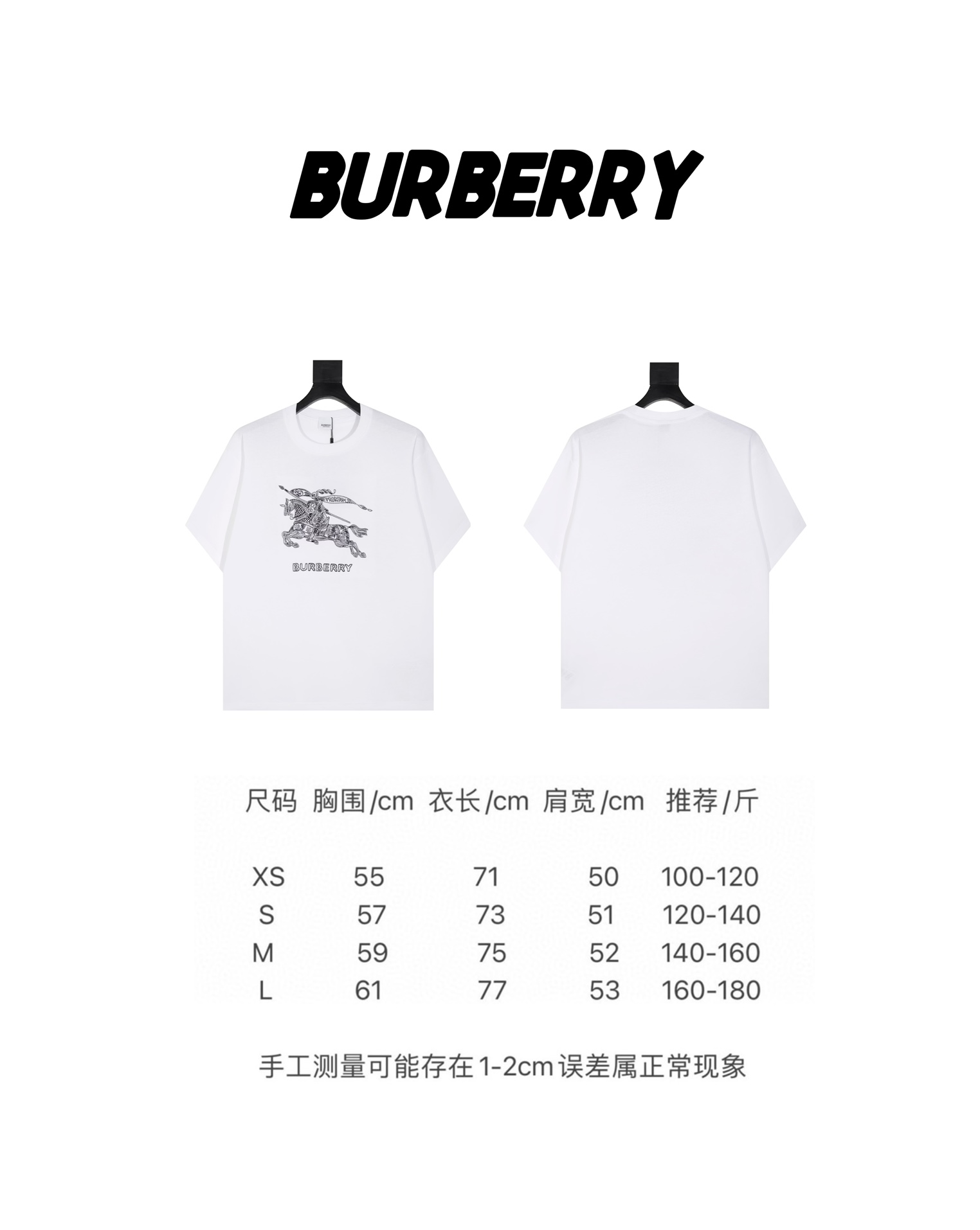 burberry 半袖 t シャツスーパーコピー 純綿 ロゴプリントトップス 短袖 男女兼用 ブラック_9