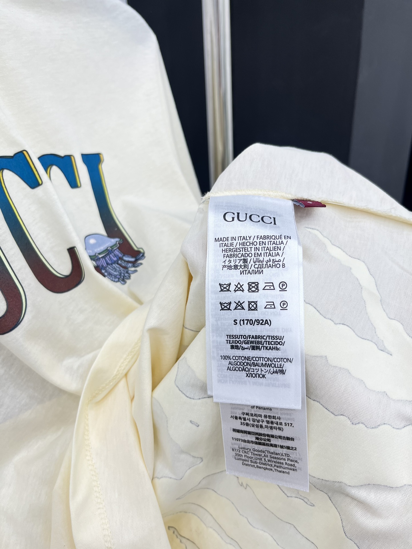 gucci t シャツ アウトレット偽物 人気トップス 綿100％ 日常 プリント 柔らかい ゆったり 快適 イエロー_5