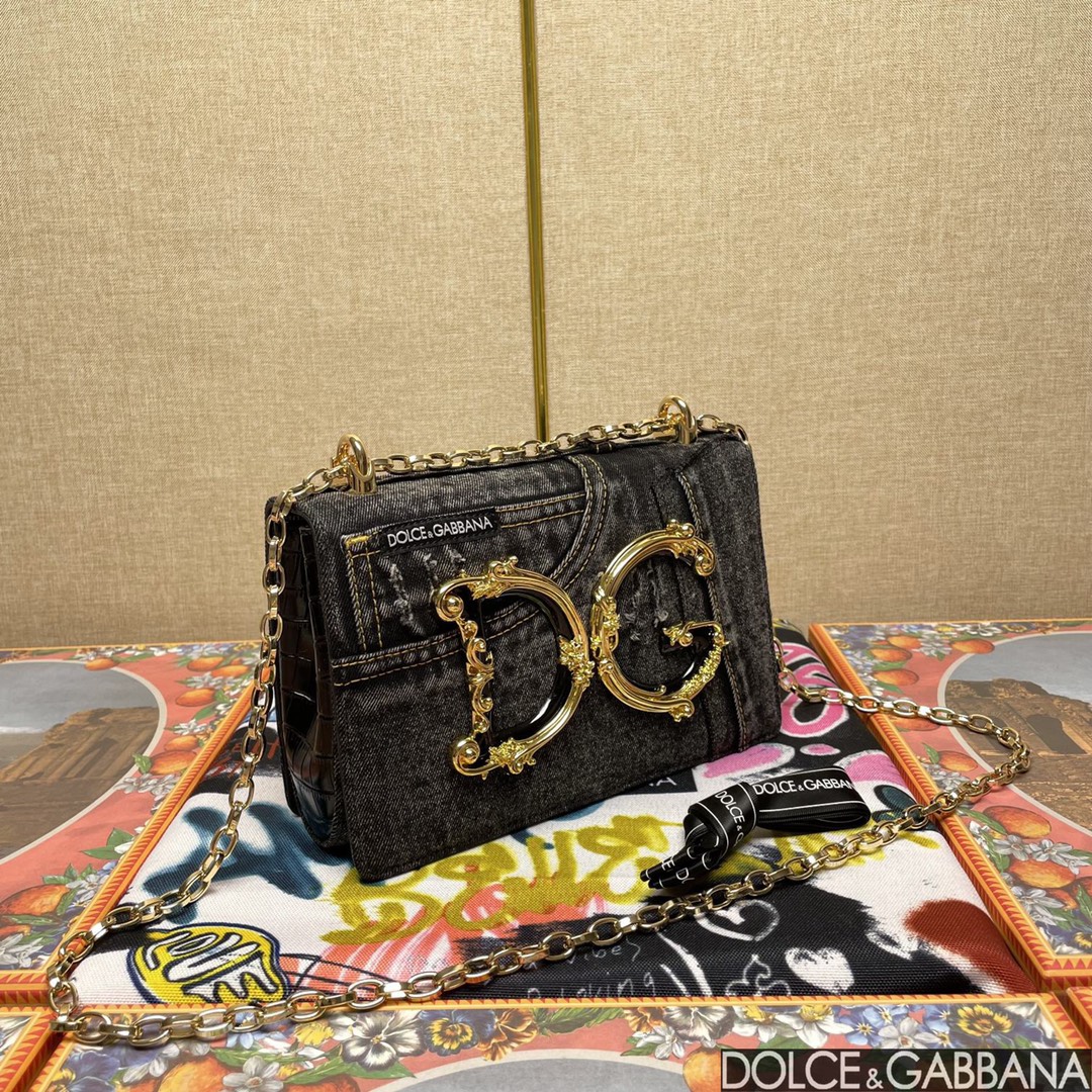 Dolce & Gabban ドルガバ トート バック偽物 チェーンバッグ 斜め掛けバッグ 1311 大人気 ブラック_2