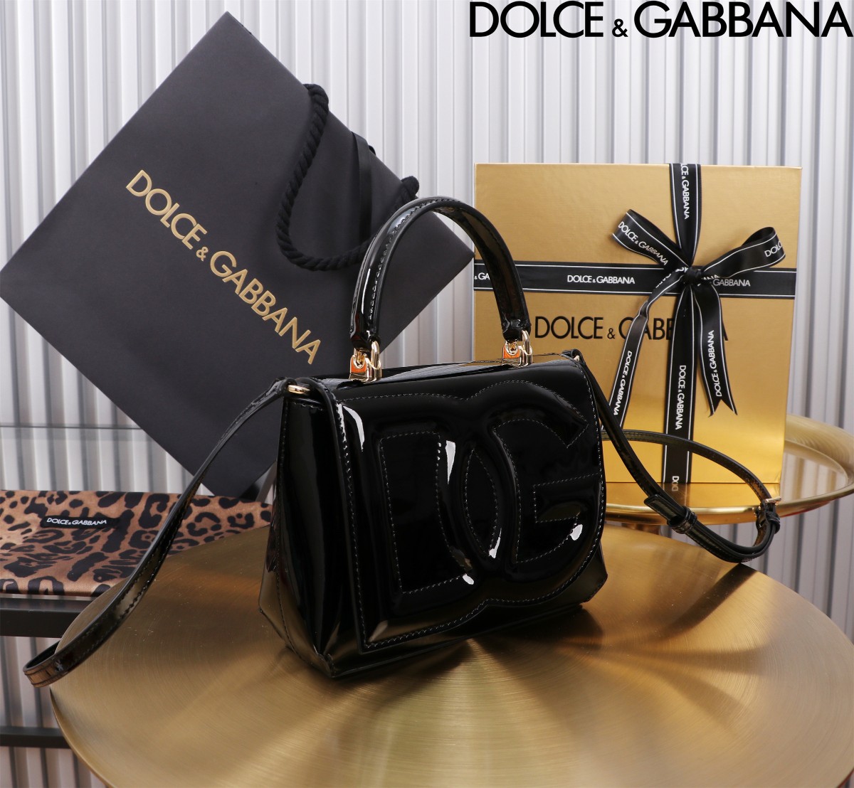 Dolce & Gabban ドルガバ トート バッグ メンズコピー 斜め掛けバッグ 6640 ブラック_2