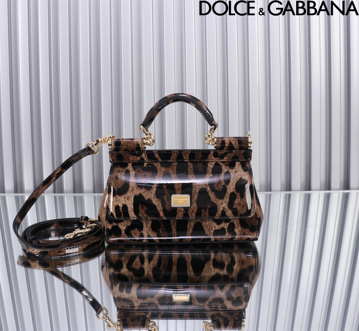 Dolce & Gabban ドルガバ トート バッグ 新作コピー 斜め掛けバッグ BB6111 ビョウ柄 ブラウン_1