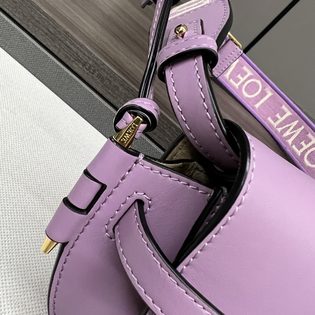 loewe かご バッグコピー 斜め掛けバッグ 61824 日常バッグ レザー 華やかな雰囲気 ピンク_7