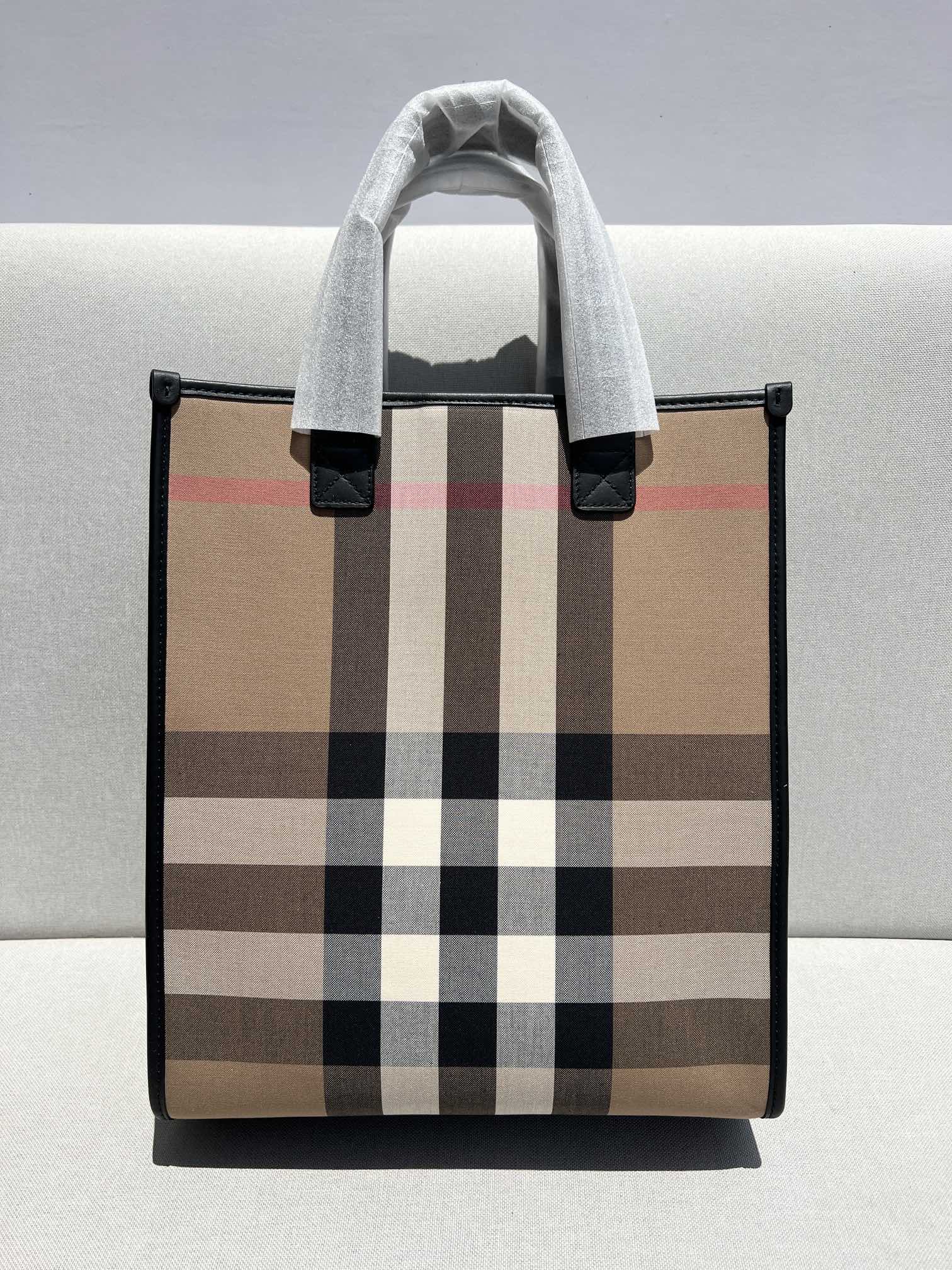 burberry ショルダー バッグ レディースＮ級品 斜め掛けバッグ トートバッグ 格子模様 レザー 男女兼用 ブラウン_4