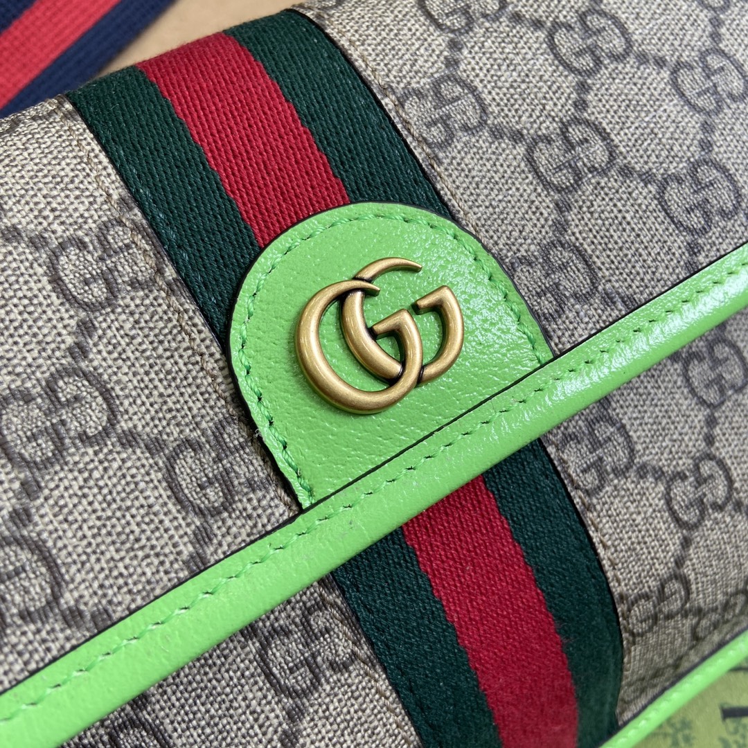 gucci バッグコピー 斜め掛けバッグ 型番752597 ファッション 花柄 Ophidiaシリーズ レディース グリーン_4