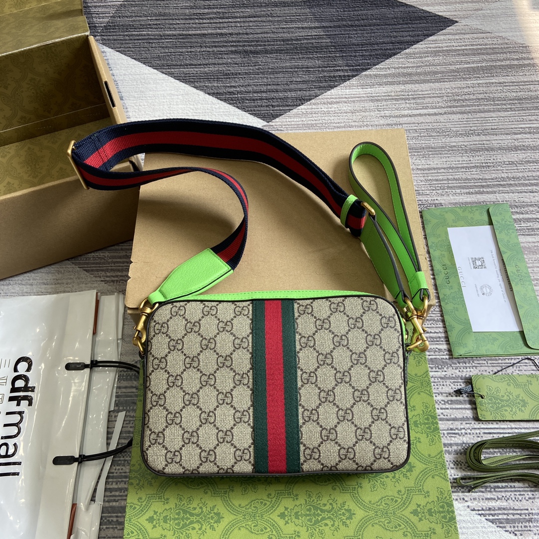 gucci ショルダー バッグ激安通販 斜め掛けバッグ 型番699439 品質保証 花柄 Ophidiaシリーズ レディース グリーン_2