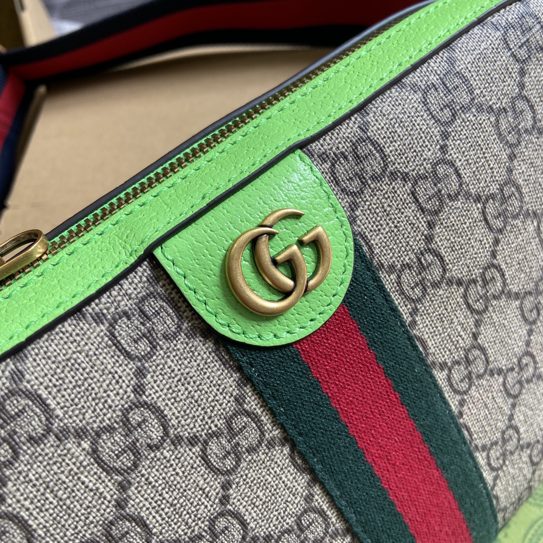 gucci ショルダー バッグ激安通販 斜め掛けバッグ 型番699439 品質保証 花柄 Ophidiaシリーズ レディース グリーン_6