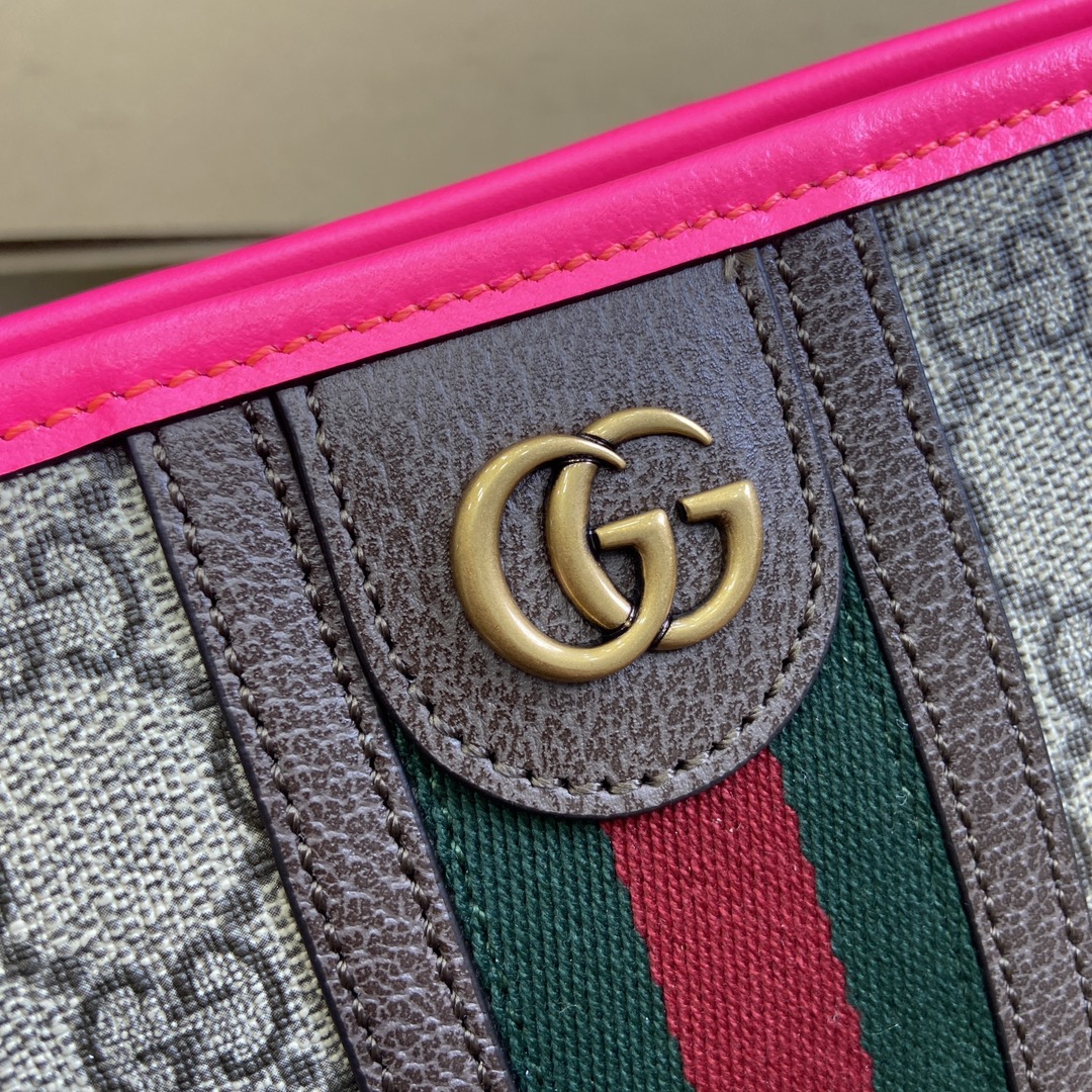 gucci トート バッグ偽物 持ちバッグ 型番598234 花柄 便利 大容量 化粧バッグ ピンク_5