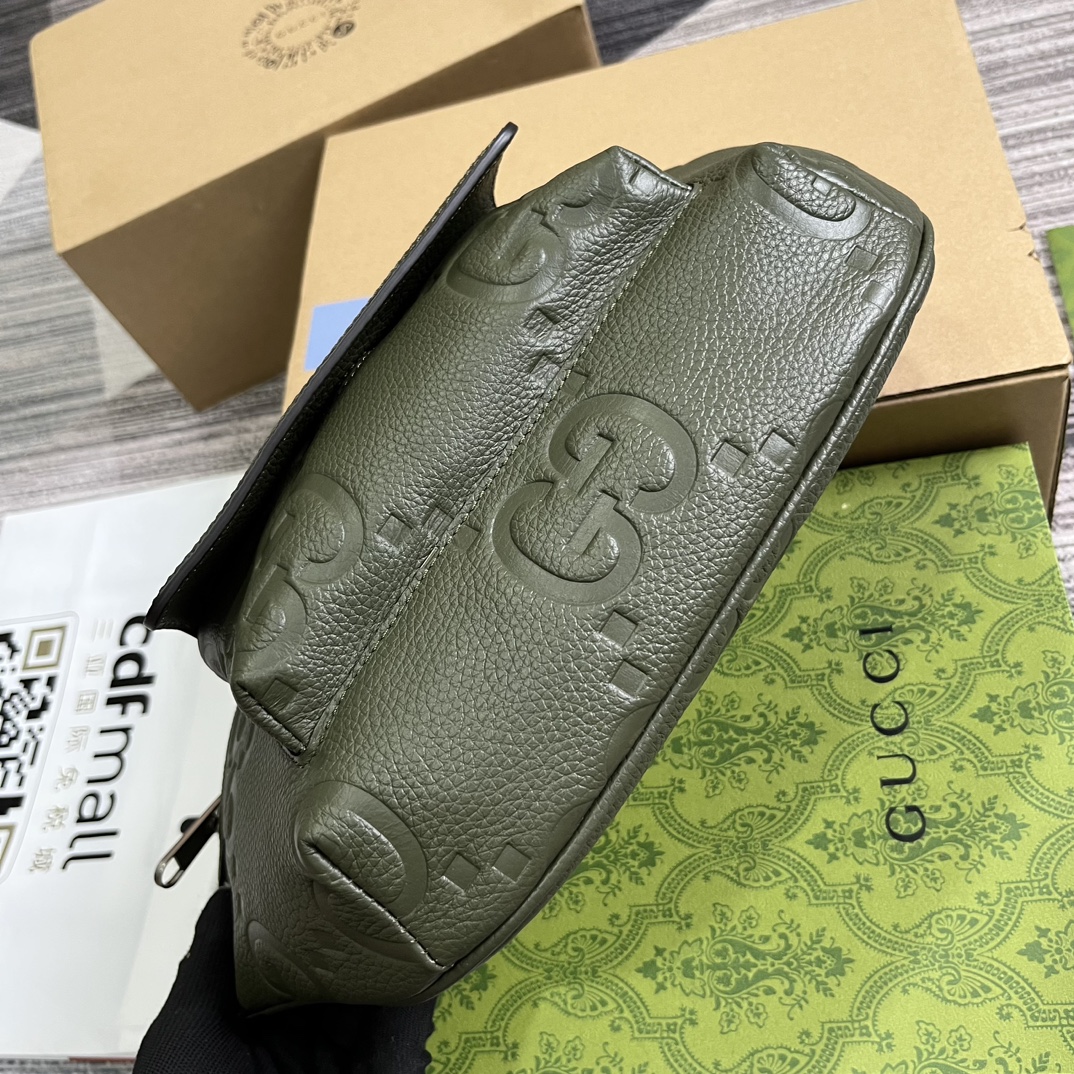 gucci ショルダー バッグ レディースコピー 型番645093 腰バッグ 斜め掛け プリント グリーン_7