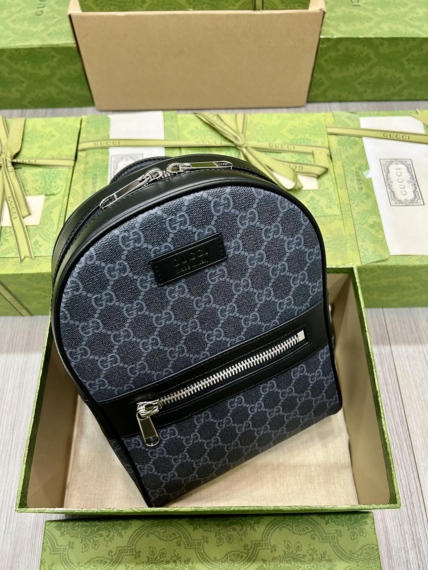 gucci クラッチ バッグ偽物 肩掛けバッグ 通学 花柄 シンプル 大人気販売 柔らかい ブラック_4