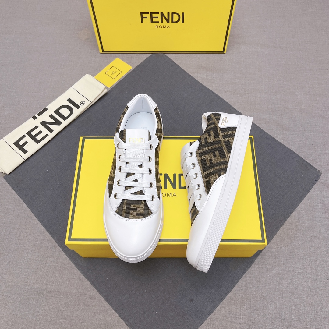 FENDI おすすめ 最新フェンディ ローファースーパーコピー 軽量 シューズ 品質保証 メンズ ブラウン_2