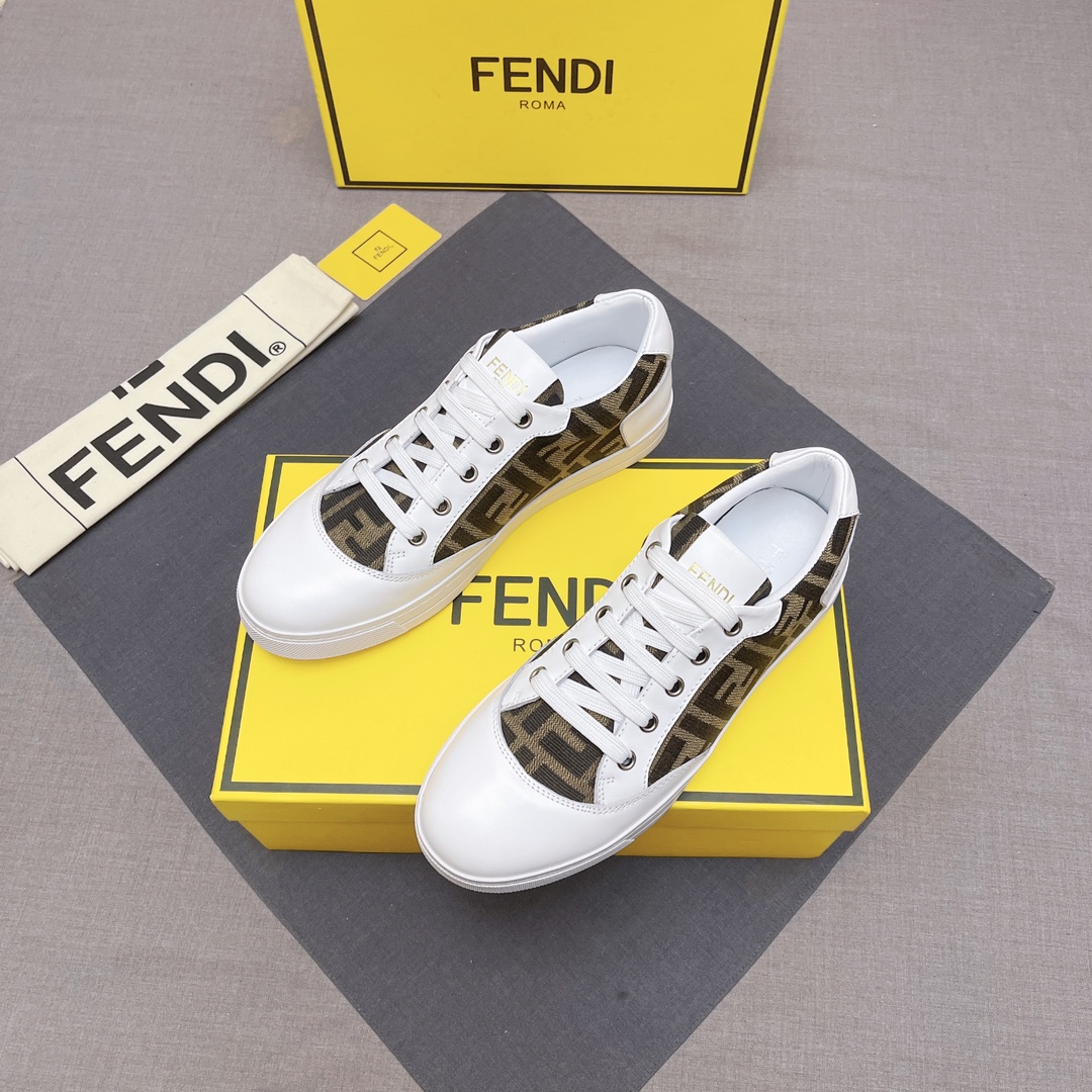 FENDI おすすめ 最新フェンディ ローファースーパーコピー 軽量 シューズ 品質保証 メンズ ブラウン_3