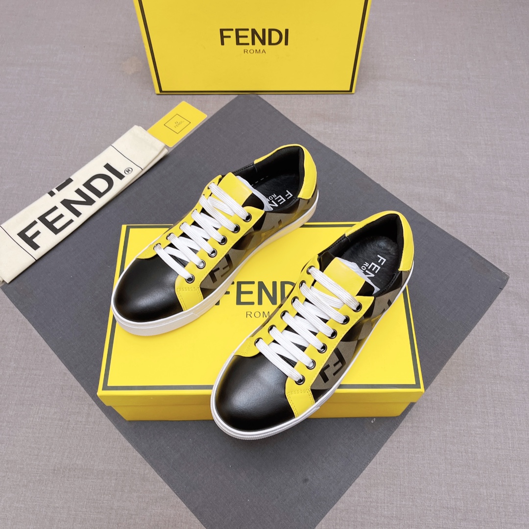 FENDI おすすめ 最新フェンディ ローファー レディース偽物 ゴム底 カジュアル シューズ 品質保証 メンズ ブラック_3