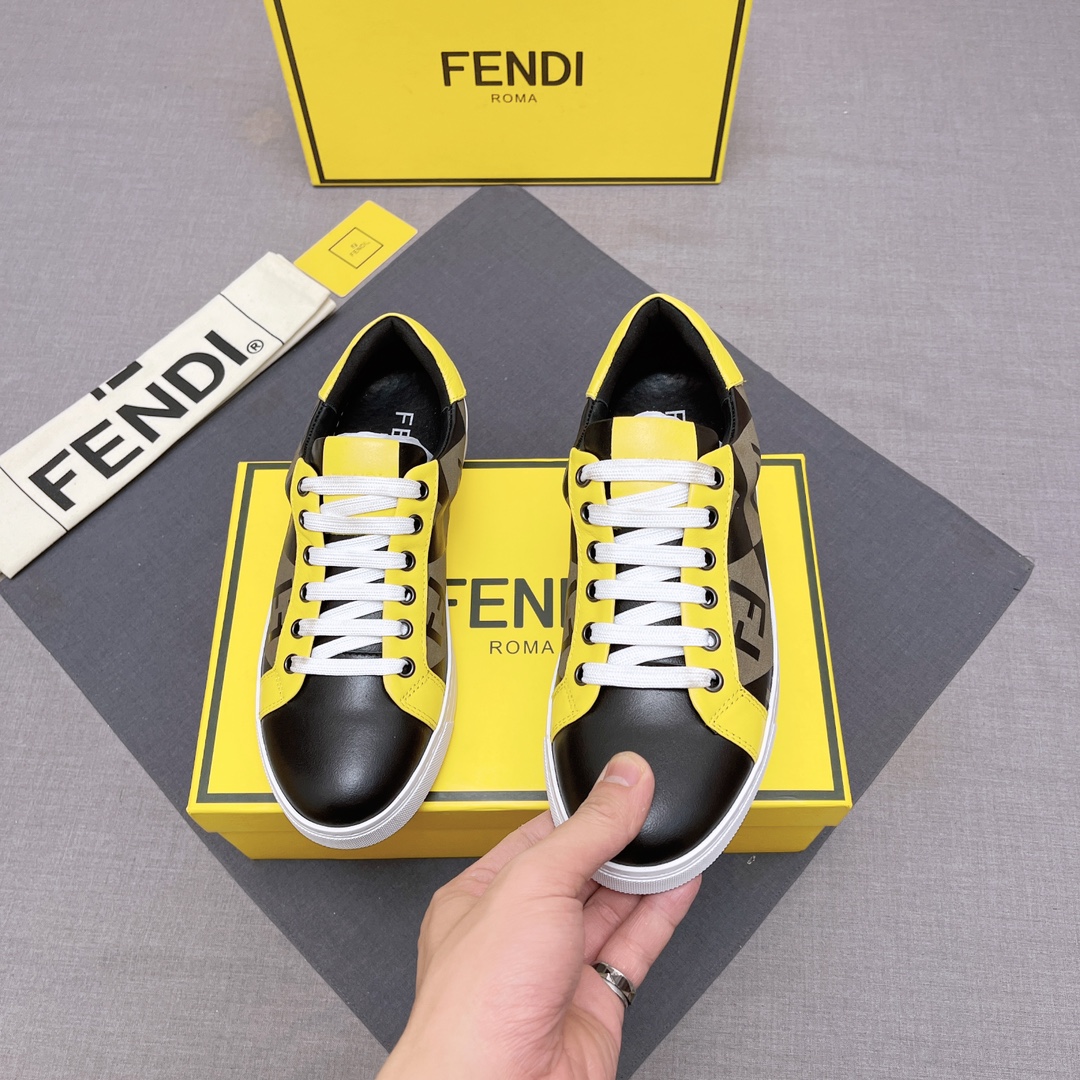 FENDI おすすめ 最新フェンディ ローファー レディース偽物 ゴム底 カジュアル シューズ 品質保証 メンズ ブラック_4