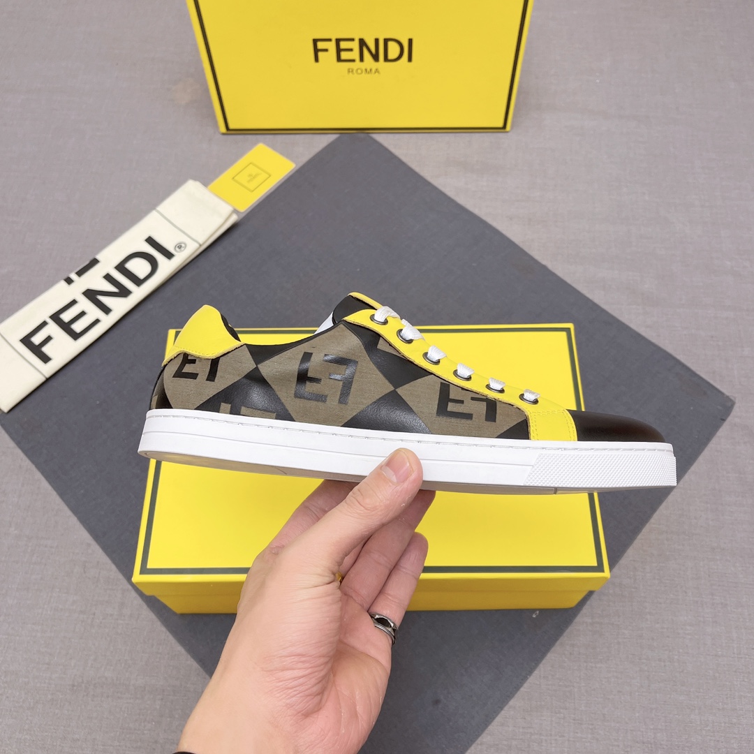 FENDI おすすめ 最新フェンディ ローファー レディース偽物 ゴム底 カジュアル シューズ 品質保証 メンズ ブラック_5