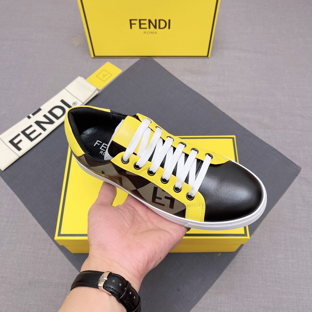 FENDI おすすめ 最新フェンディ ローファー レディース偽物 ゴム底 カジュアル シューズ 品質保証 メンズ ブラック_6