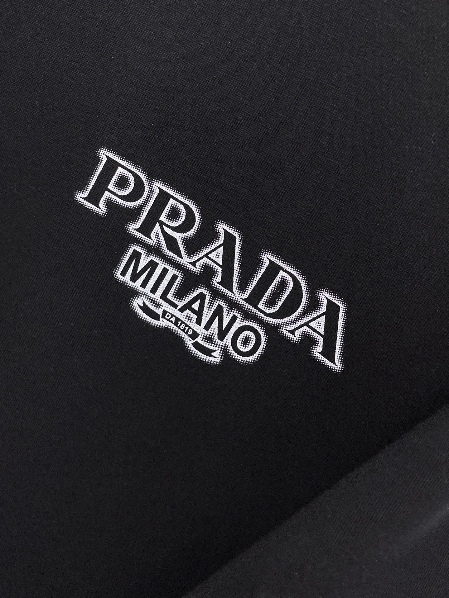 人気新作アイテム prada 3 パック t シャツコピー プリント 半袖 柔らかい トップス 純綿 ブラック_4