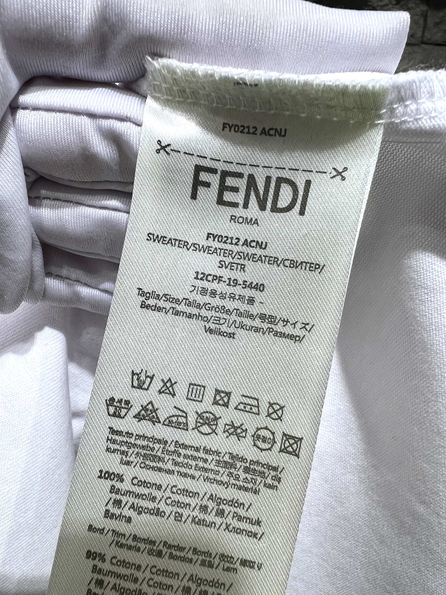 大販売 HOT‼ fendi メンズ t シャツコピー 半袖 トップス 純綿 熊プリント 人気 ホワイト_7