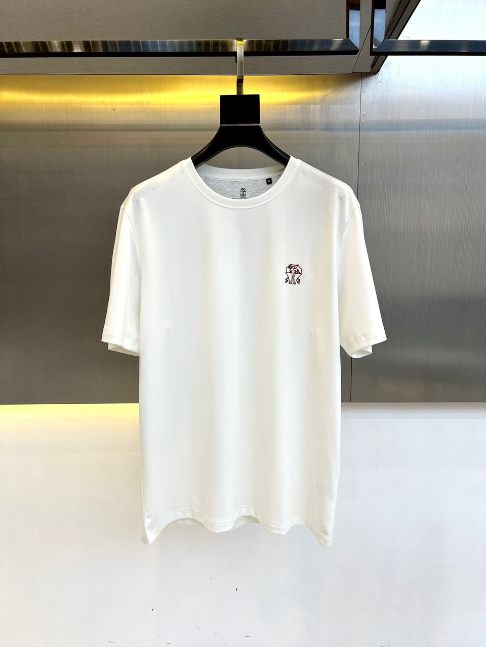 2024春夏新品 ブルネロクチネリtシャツスーパーコピー 純綿 トップス 半袖 プリント ホワイト_2