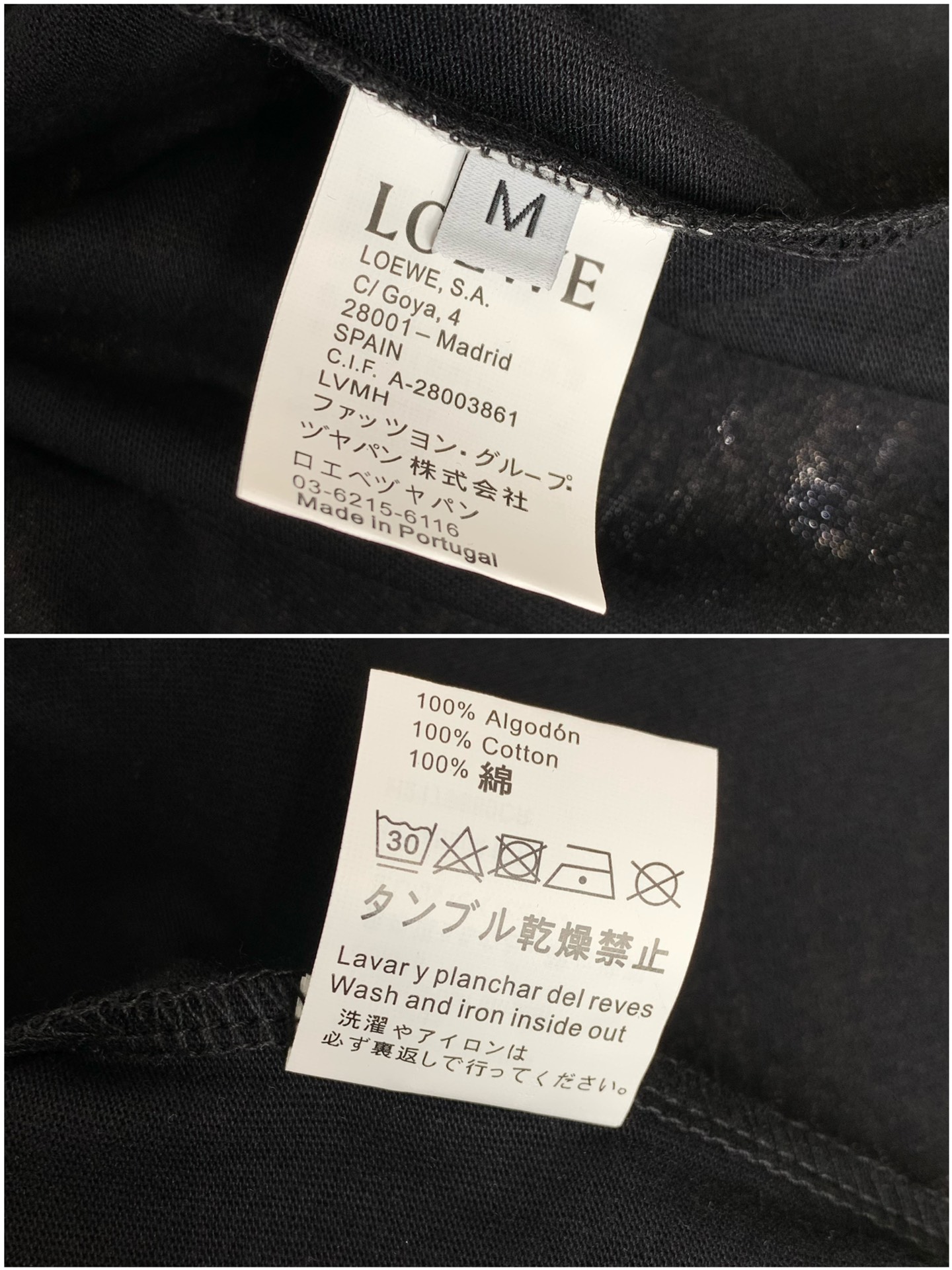 触り心地が良い ロエベtシャツ メルカリコピートップス 綿100％ 半袖 ロゴプリント 柔らかい ブラック_6