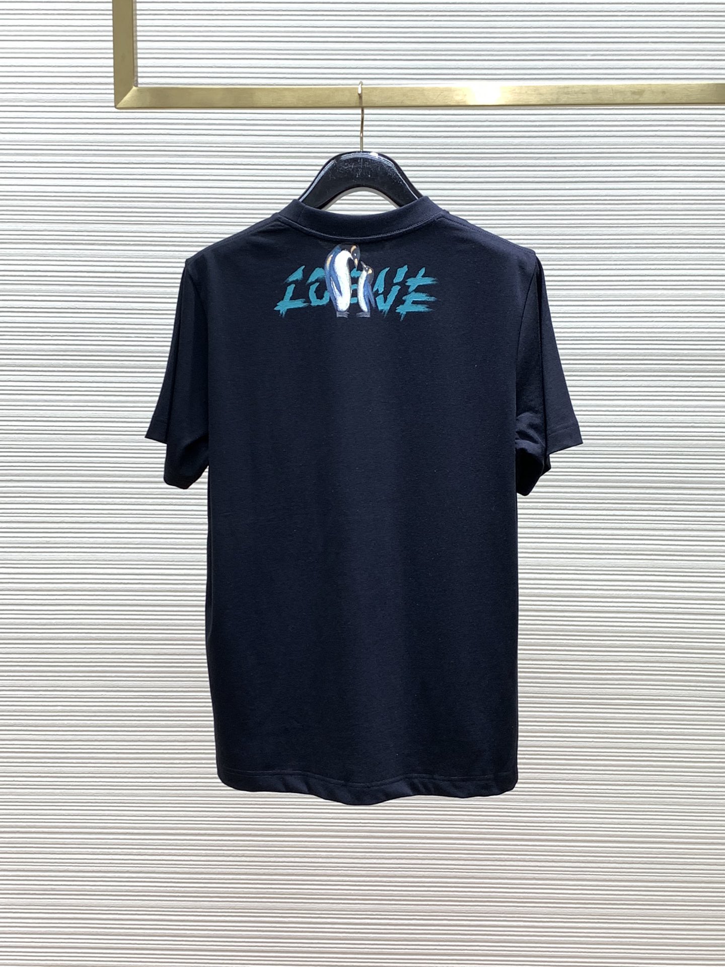 Loewe ロエベtシャツ サイズＮ級品 トップス 綿100％ 半袖 ロゴプリント 柔らかい ブルー_1