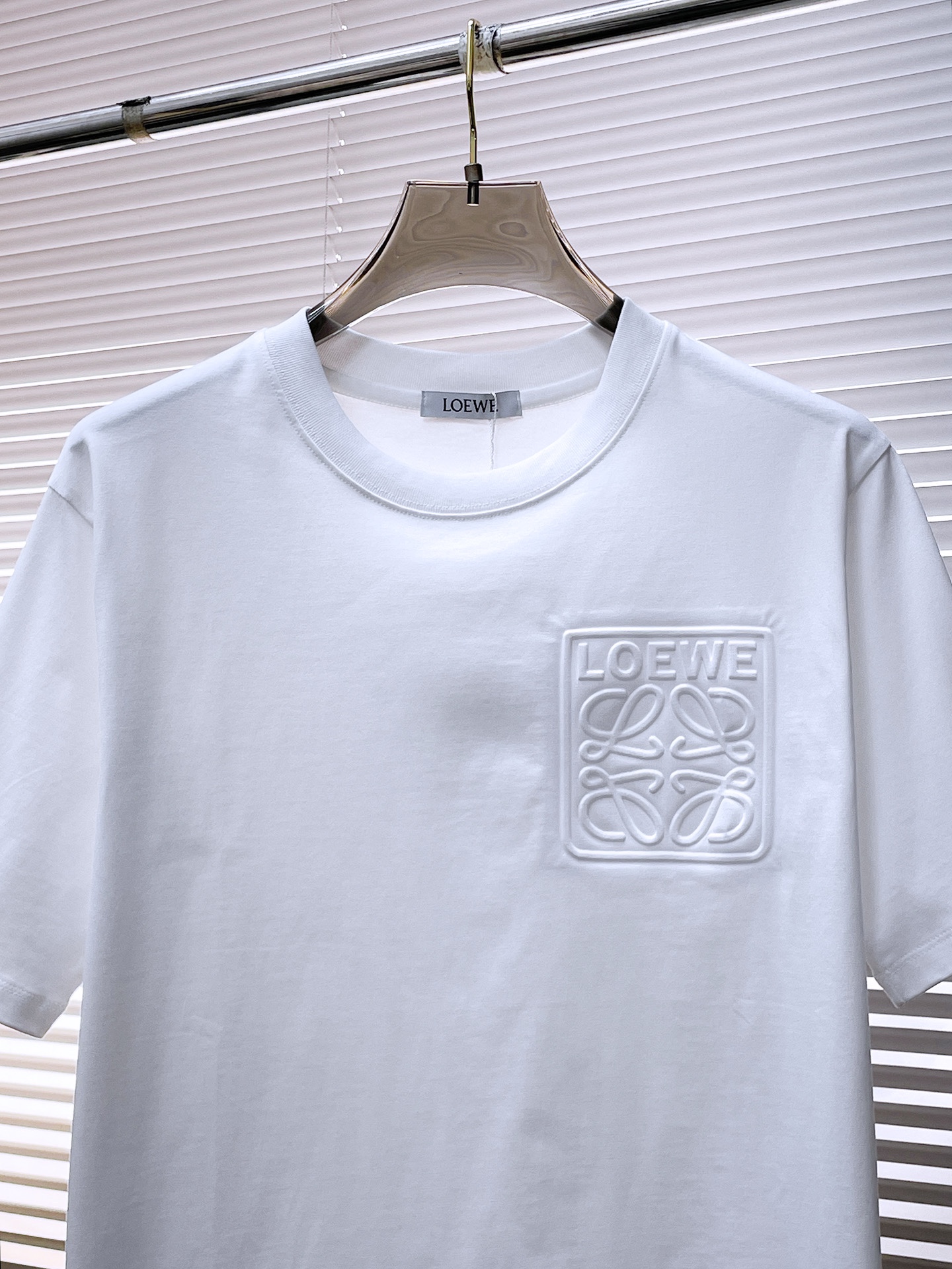 ロエベ tシャツ カルシファーコピー トップス 綿100％ 半袖 シンプル 柔らかい 品質保証 ホワイト_3