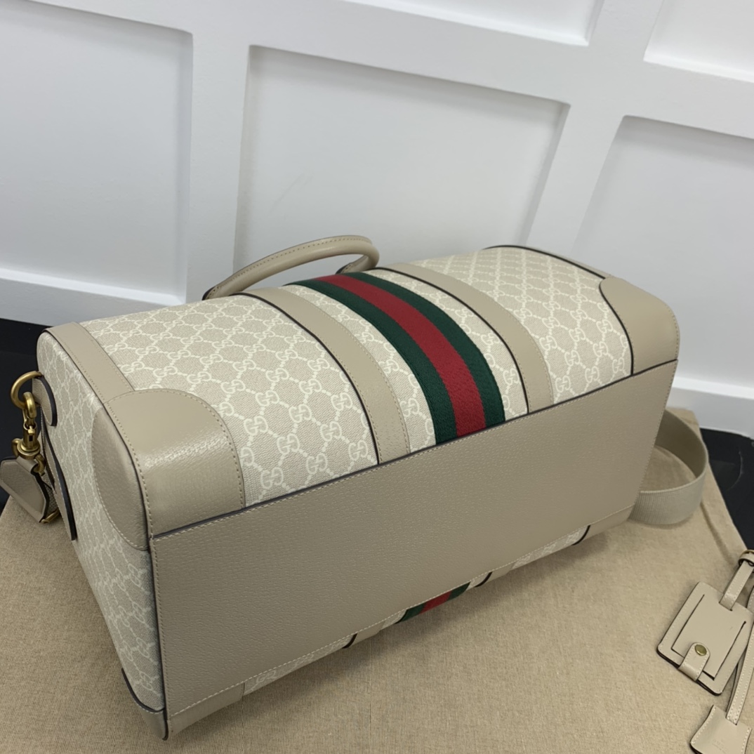 gucci バッグコピー レザー 手提げ 人気 シンプル 型番681295 旅行 大容量 花柄 ホワイト_5