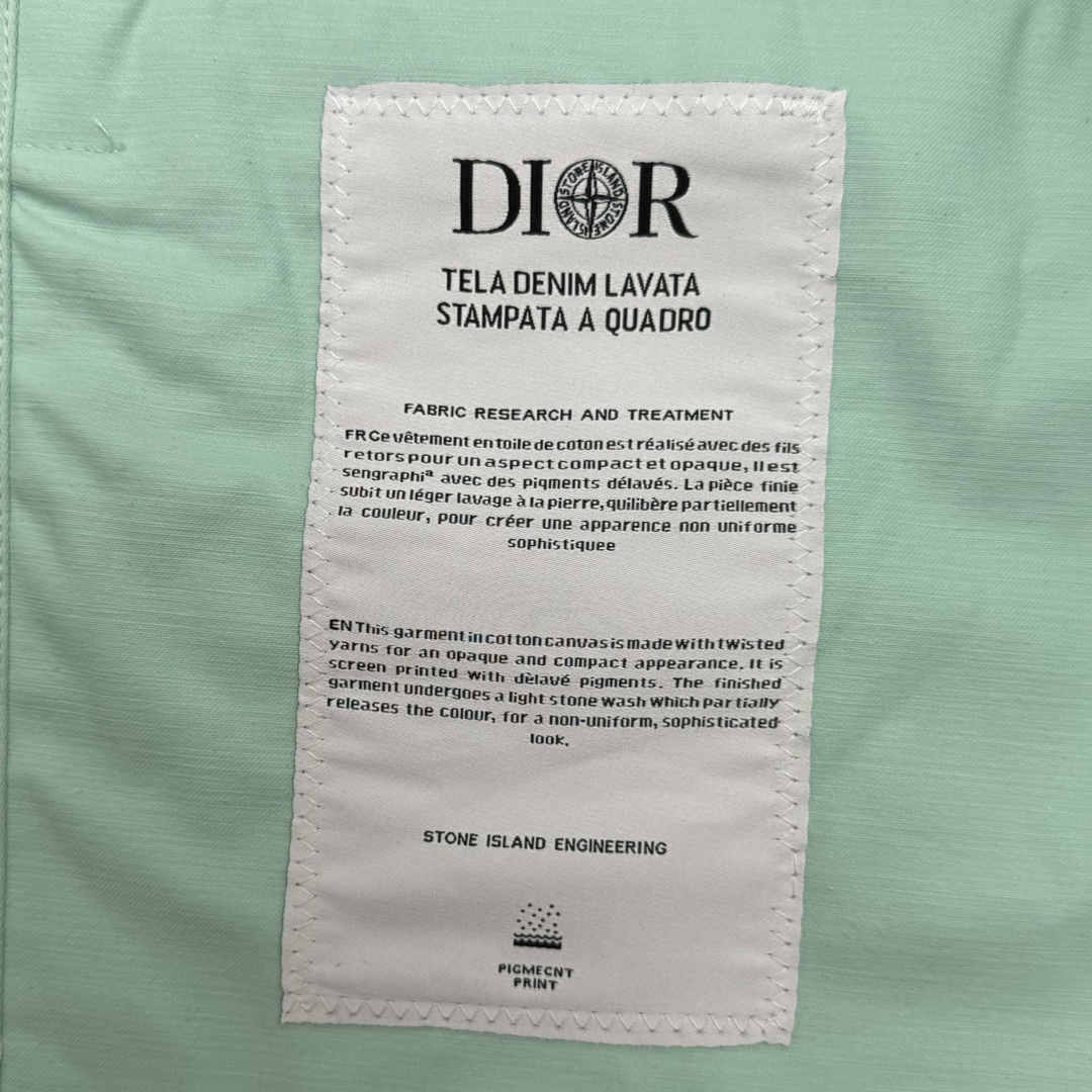 ストーン アイランド アウターコピー 無袖 Dior*STONEISLANコラボ ベスト ジレ 綿 グリーン_9