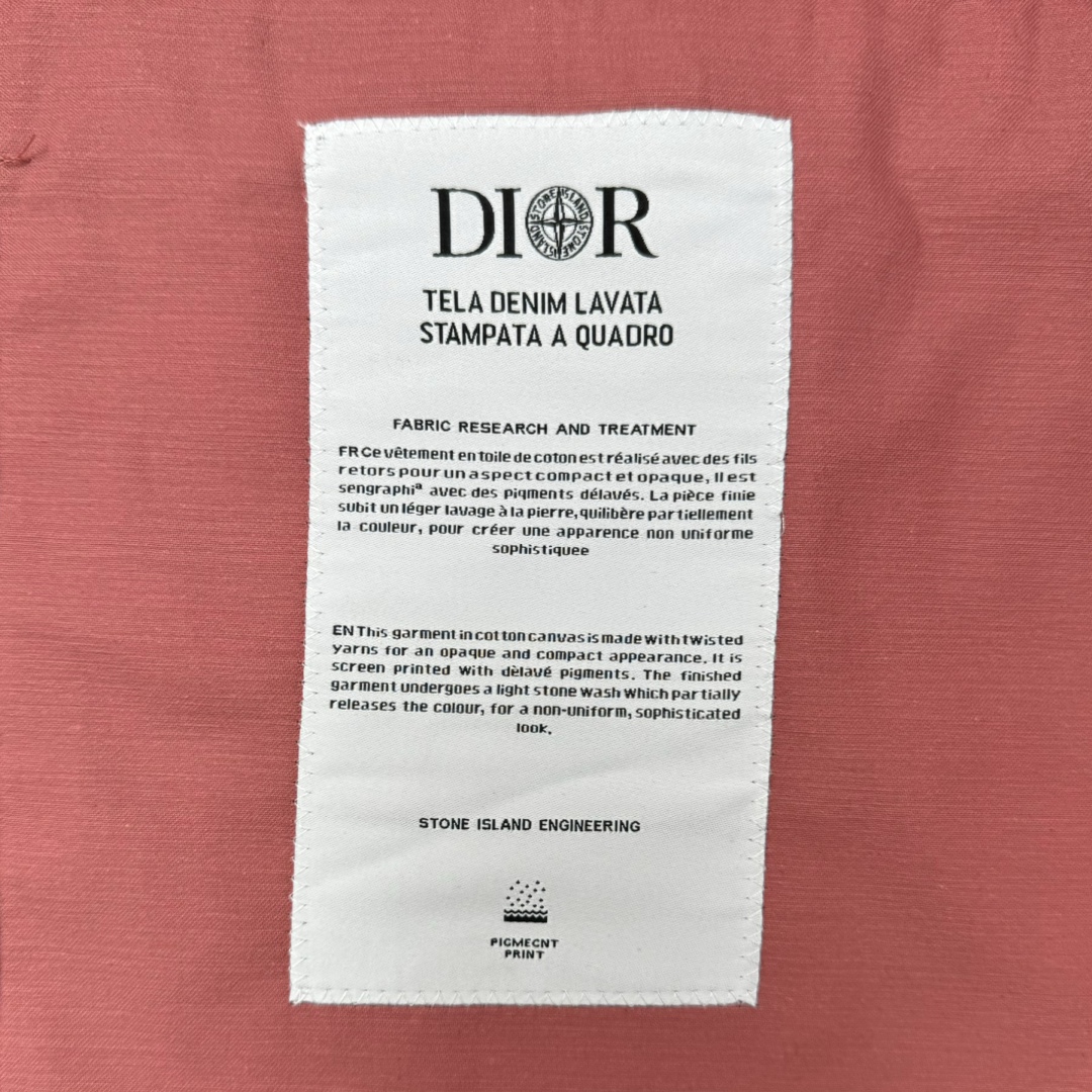 ストーン アイランド シャツ ジャケット激安通販 無袖 Dior*STONEISLANコラボ ベスト ジレ 綿 オレンジ色_7